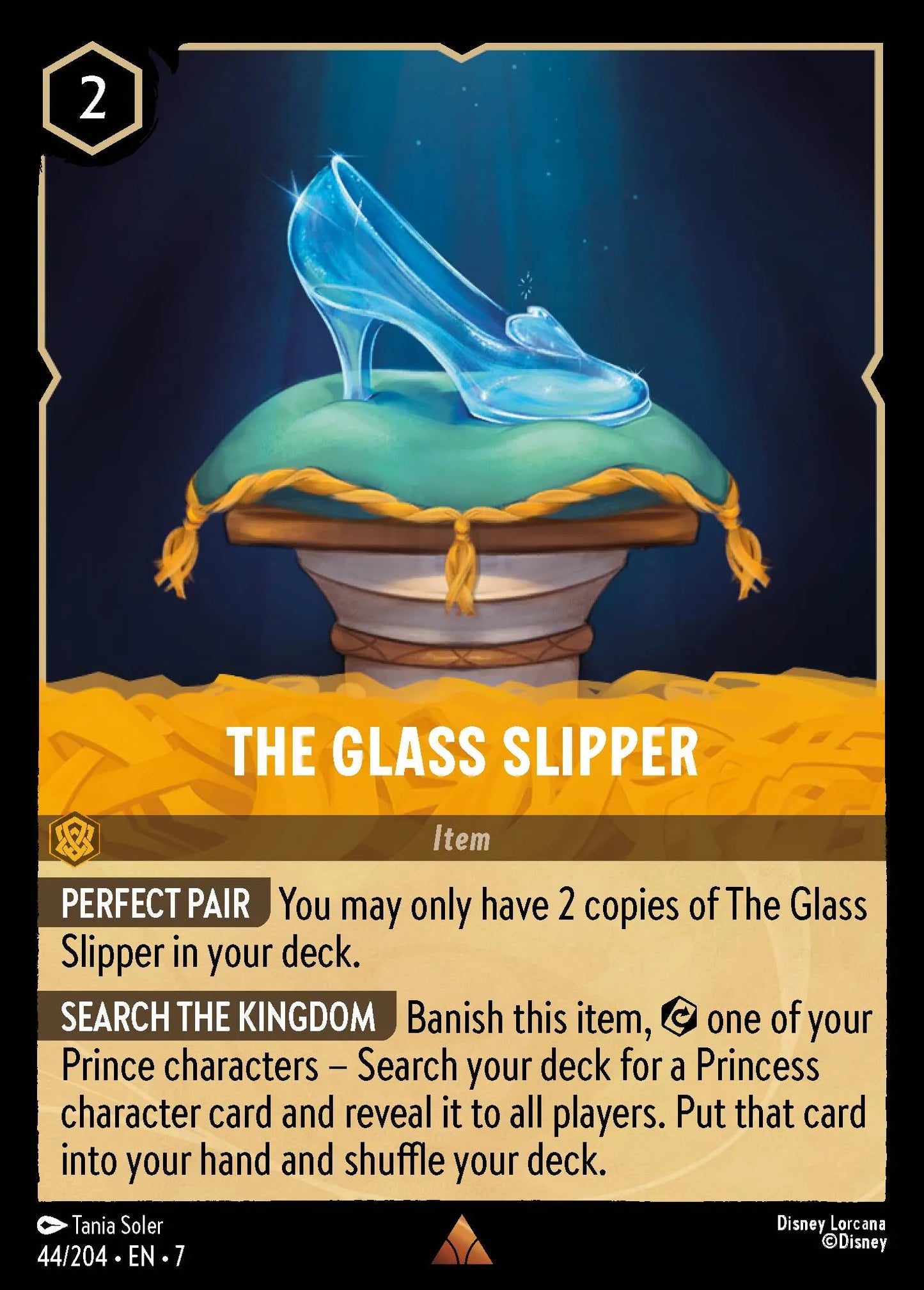 The Glass Slipper | Archazia's Island #44 (Near Mint) | Disney Lorcana Single Australia (Near Mint)