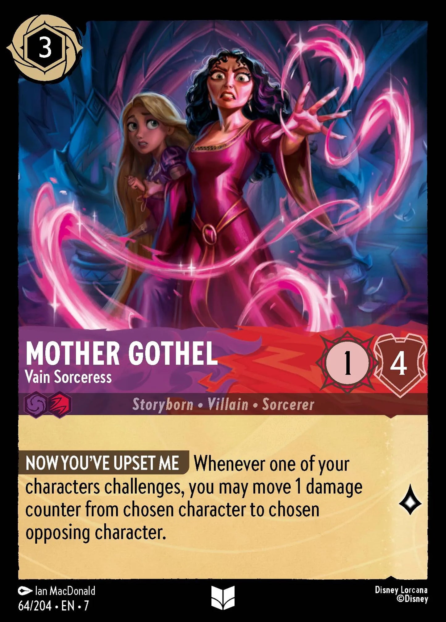 Mother Gothel - Vain Sorceress | Archazia's Island #64 (Near Mint Foil) | Disney Lorcana Single Australia (Near Mint)