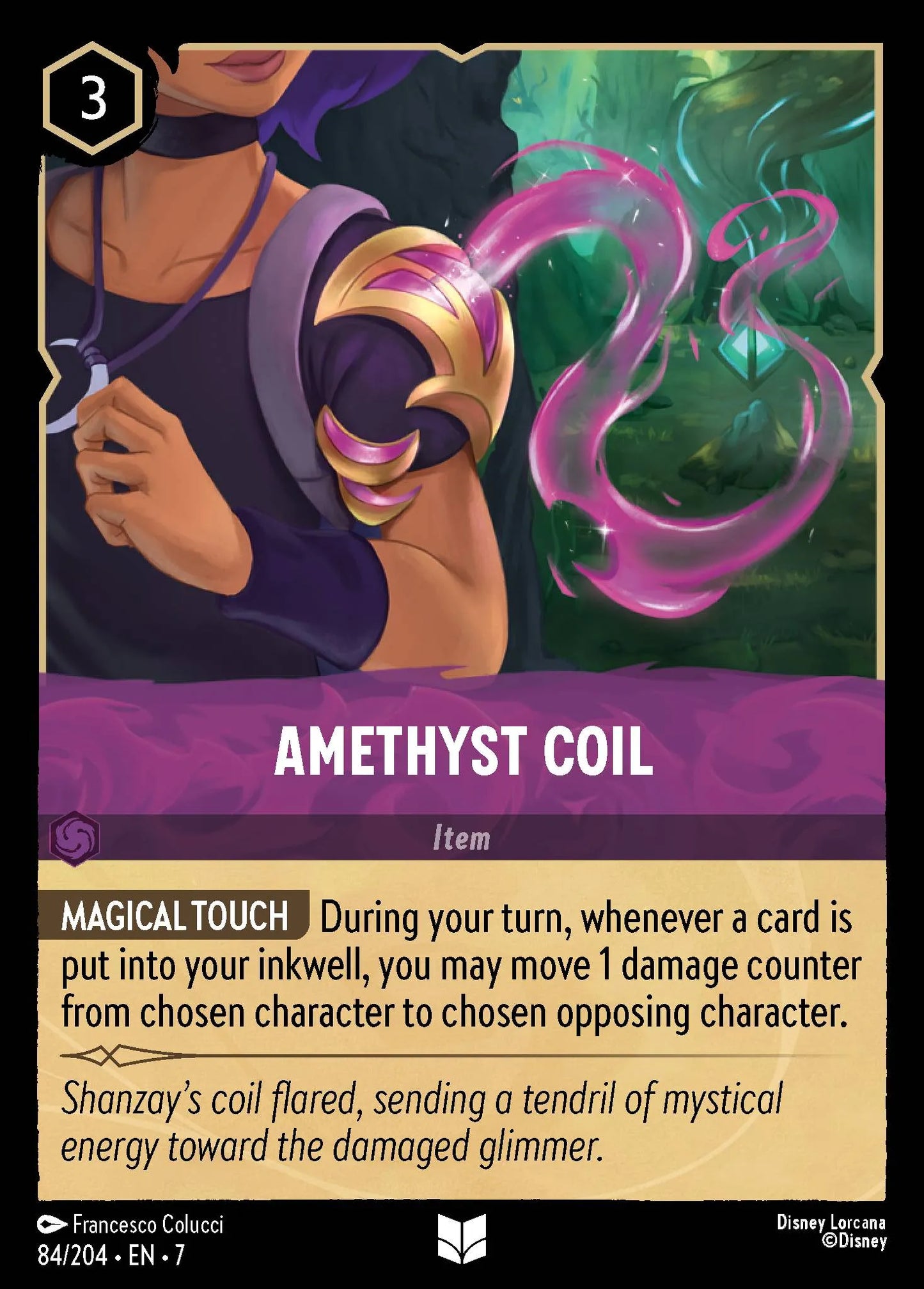 Amethyst Coil | Archazia's Island #84 (Near Mint) | Disney Lorcana Single Australia (Near Mint)