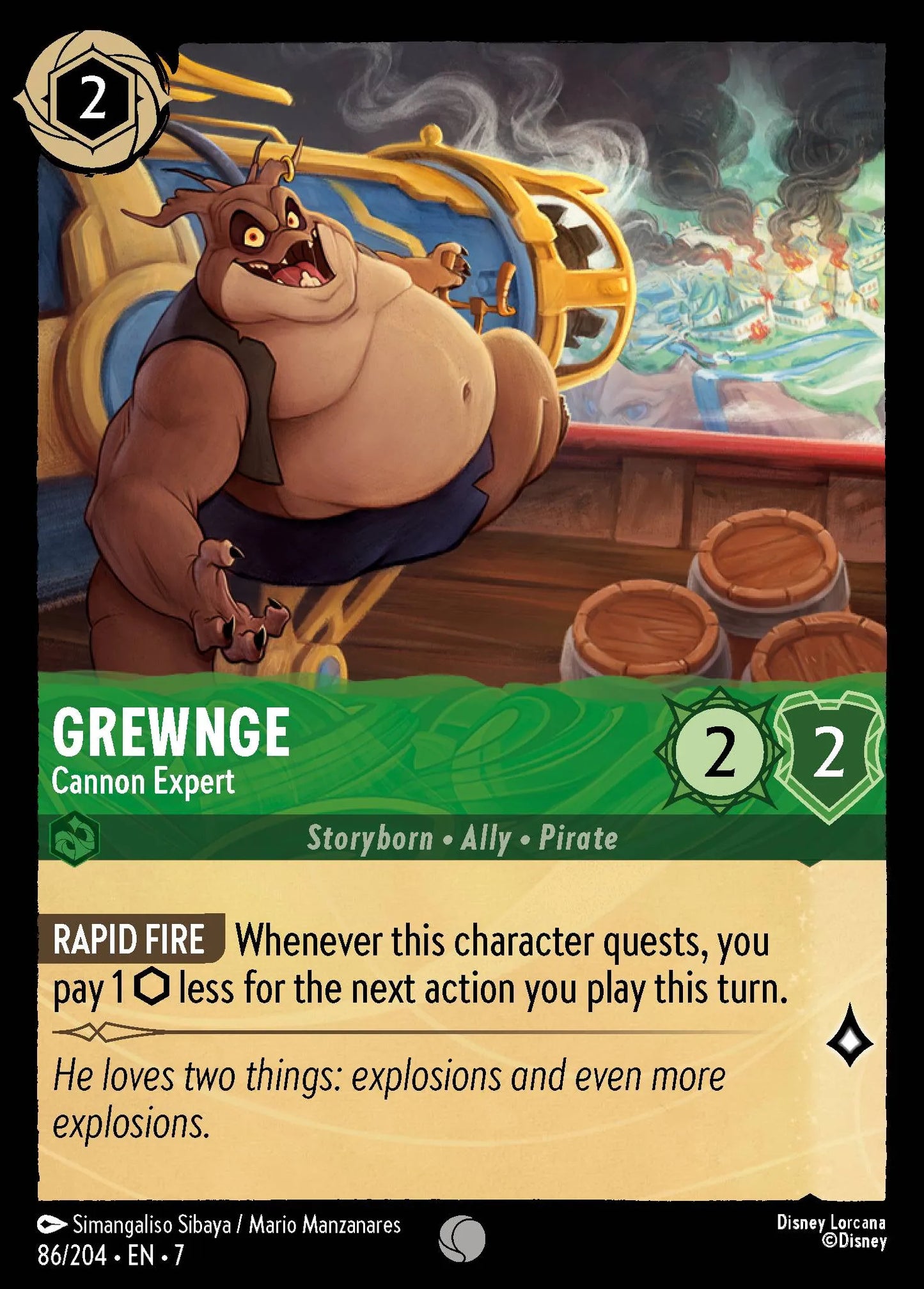 Grewnge - Cannon Expert | Archazia's Island #86 (Near Mint) | Disney Lorcana Single Australia (Near Mint)