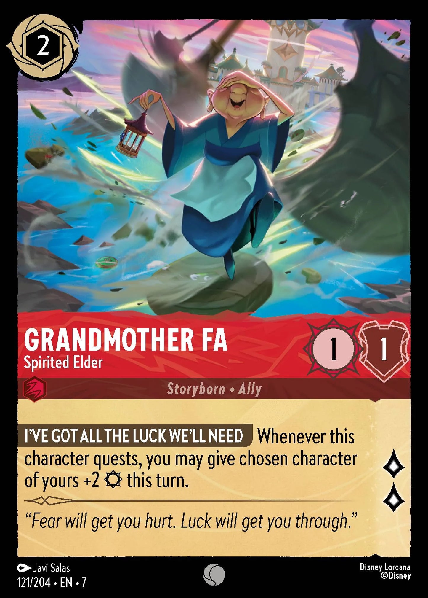 Grandmother Fa - Spirited Elder | Archazia's Island #121 (Near Mint) | Disney Lorcana Single Australia (Near Mint)
