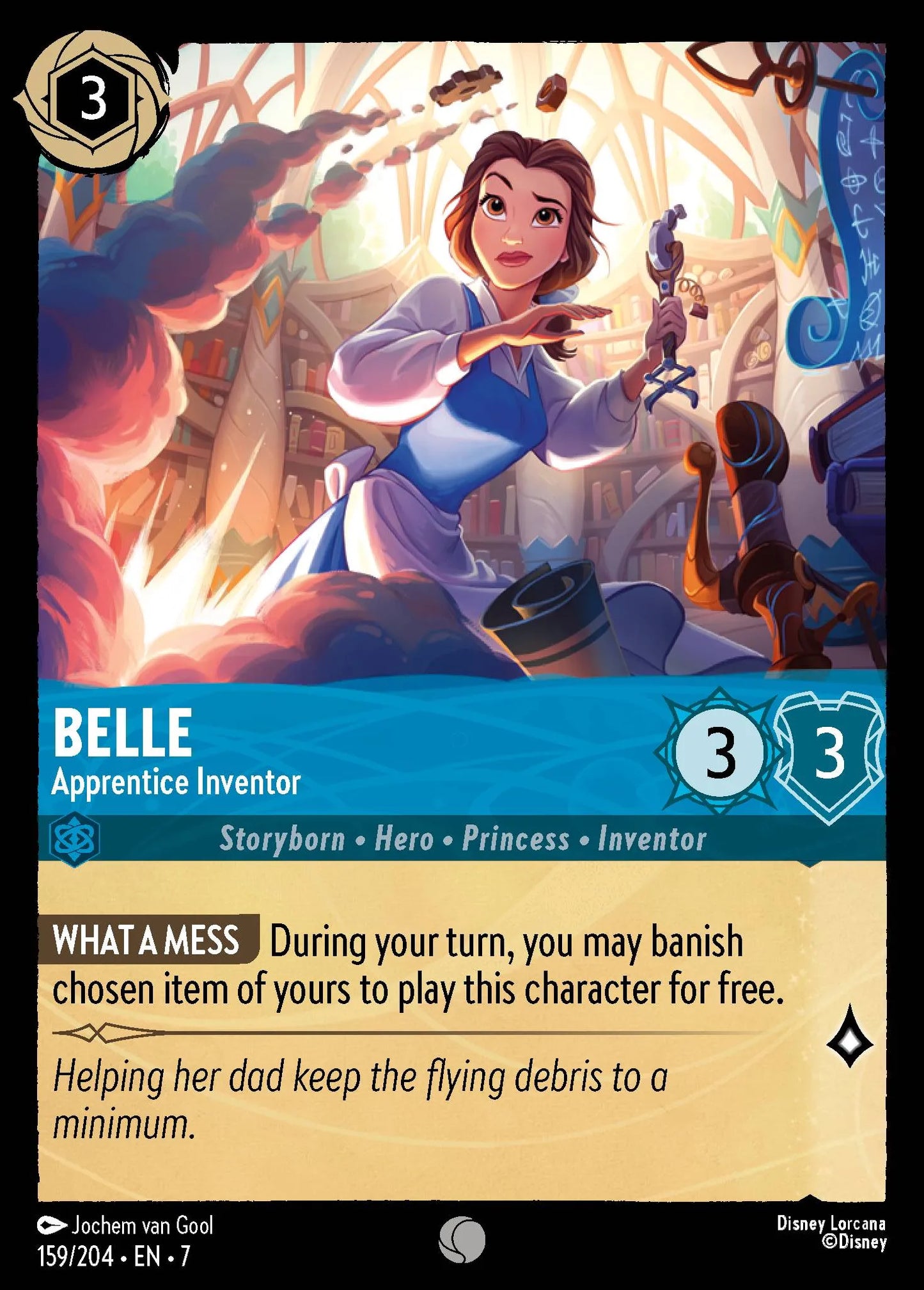 Belle - Apprentice Inventor | Archazia's Island #159 (Near Mint) | Disney Lorcana Single Australia (Near Mint)