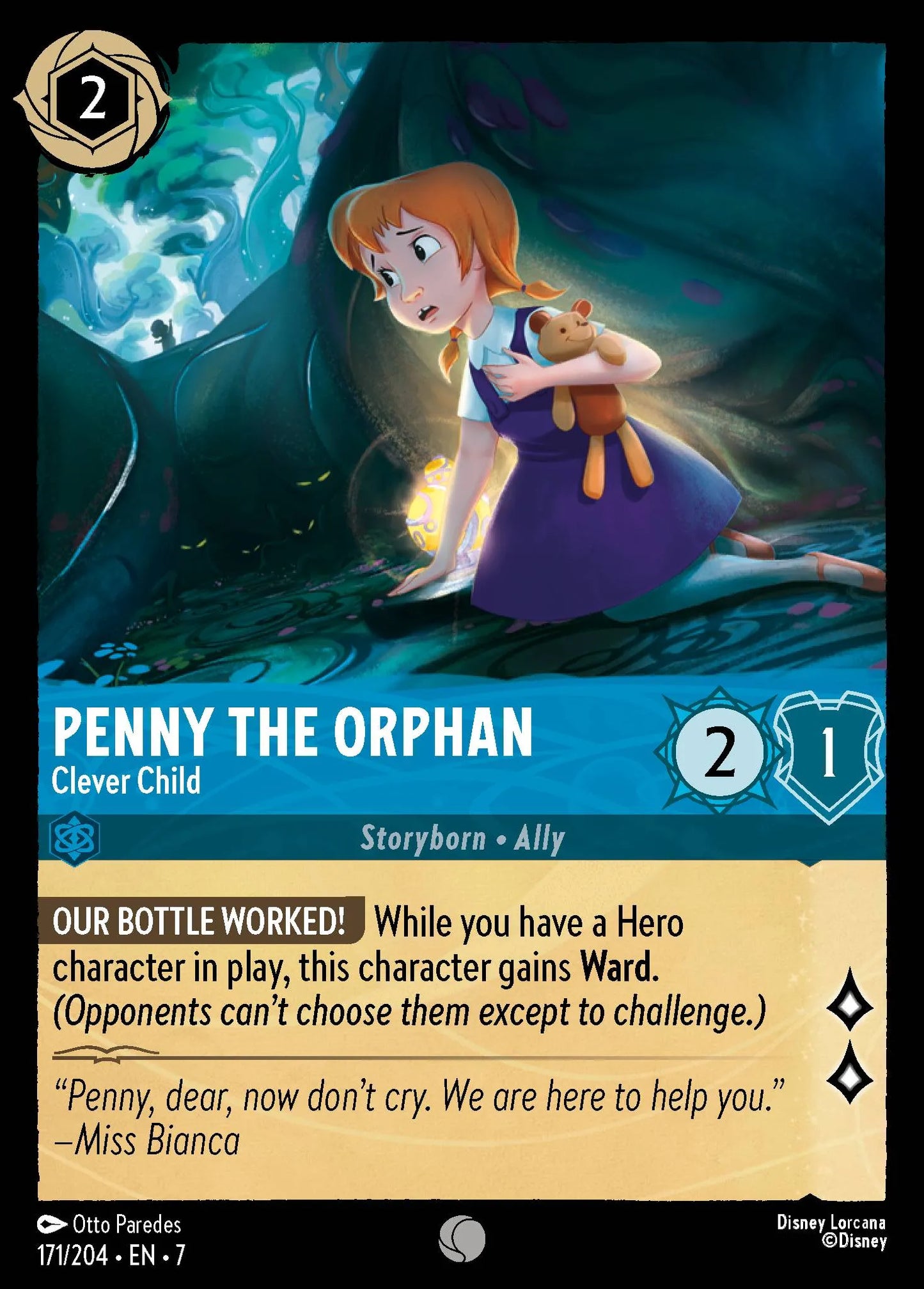 Penny the Orphan - Clever Child | Archazia's Island #171 (Near Mint) | Disney Lorcana Single Australia (Near Mint)