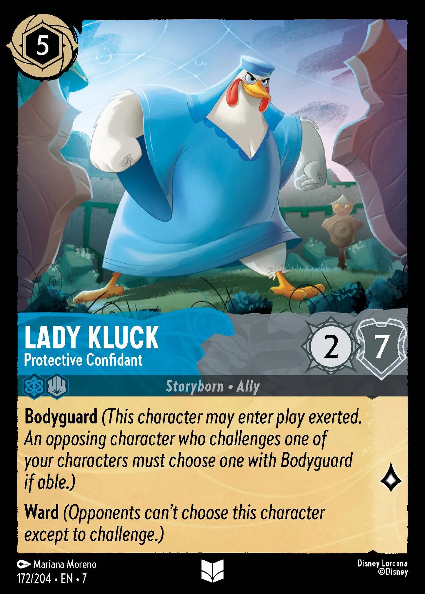 Lady Kluck - Protective Confidant | Archazia's Island #172 (Near Mint) | Disney Lorcana Single Australia (Near Mint)