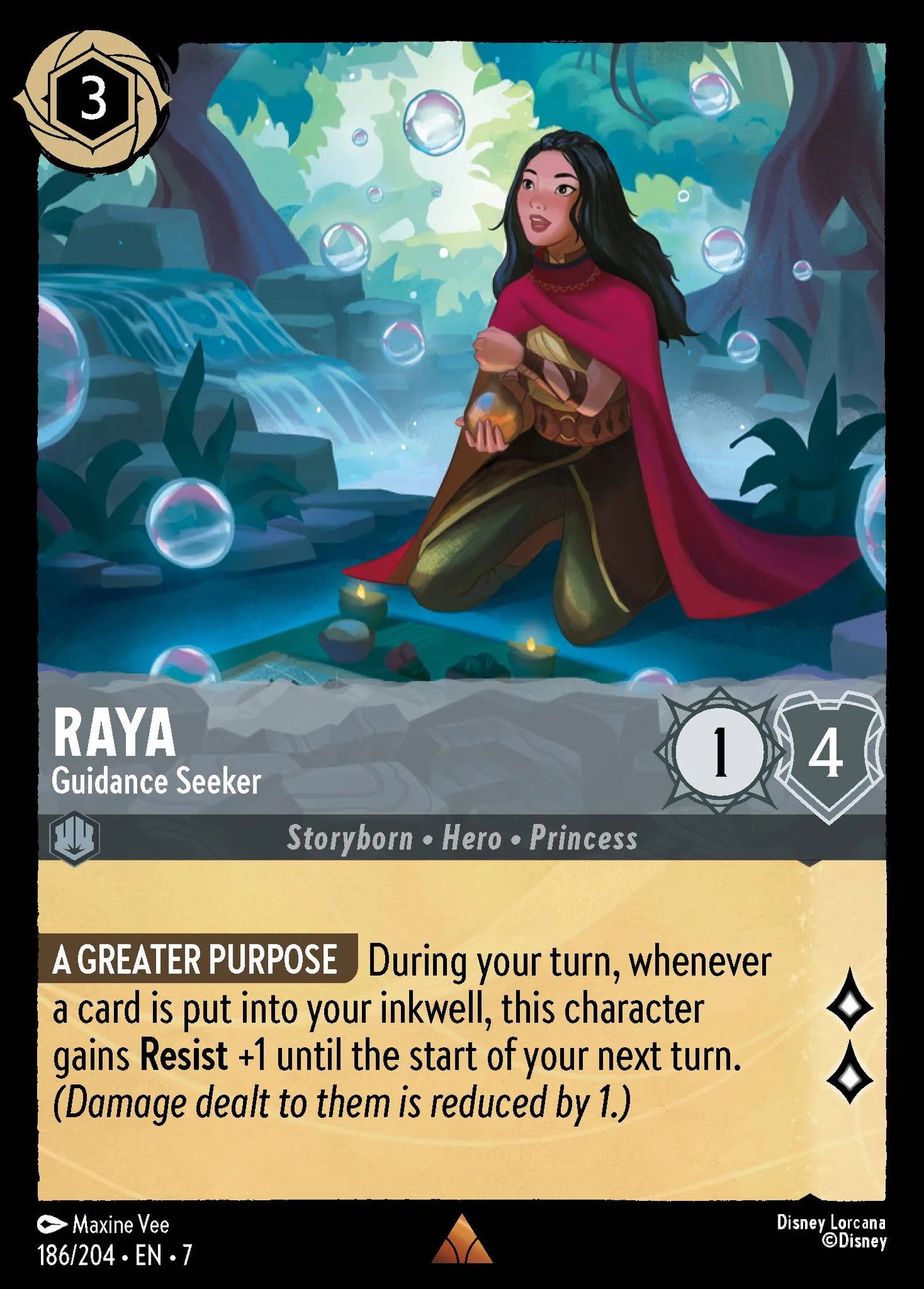Raya - Guidance Seeker | Archazia's Island #186 (Near Mint) | Disney Lorcana Single Australia (Near Mint)