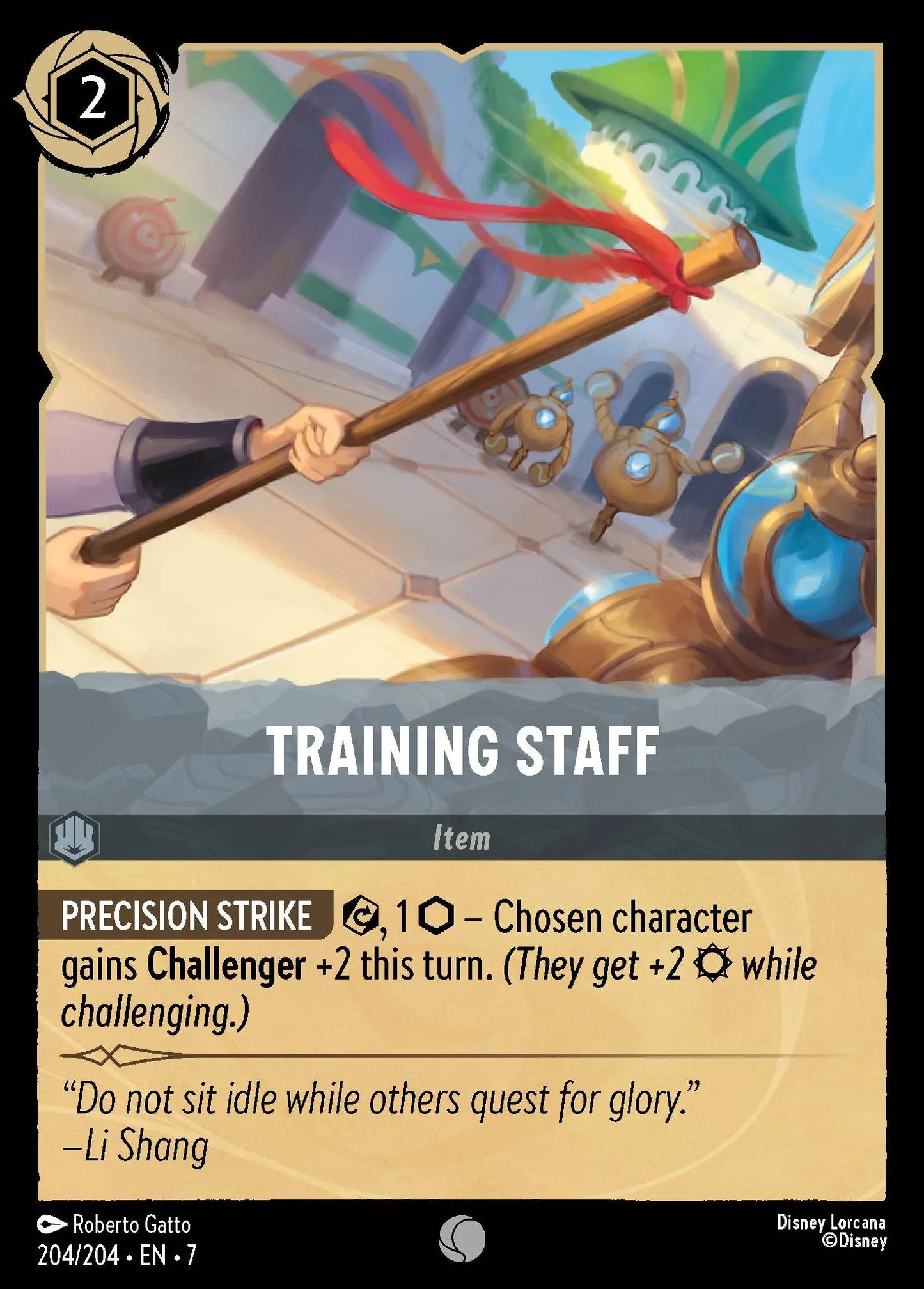 Training Staff | Archazia's Island #204 (Near Mint) | Disney Lorcana Single Australia (Near Mint)