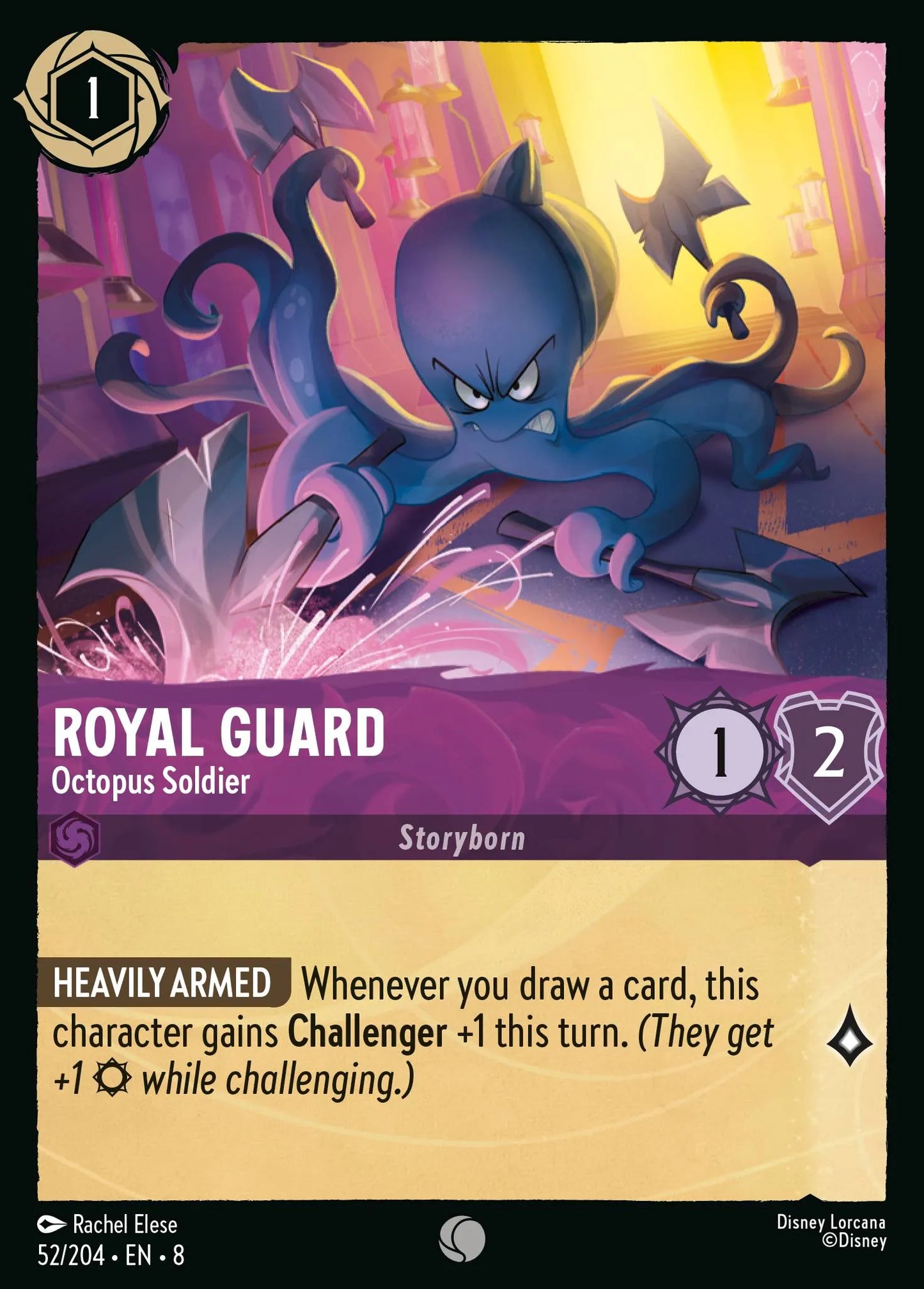 Royal Guard - Octopus Soldier | Reign of Jafar #52 (Near Mint) | Disney Lorcana Single Australia (Near Mint)