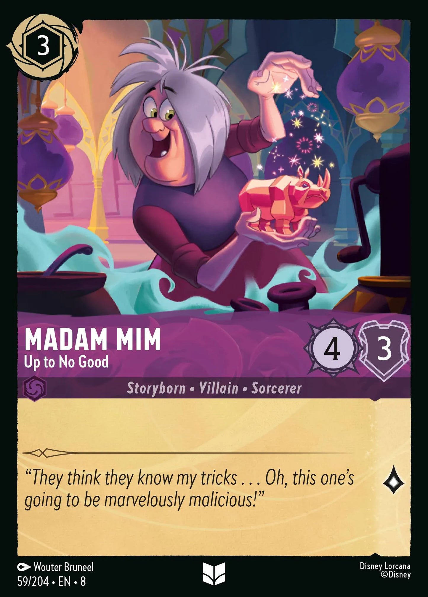 Madam Mim - Up to No Good | Reign of Jafar #59 (Near Mint) | Disney Lorcana Single Australia (Near Mint)