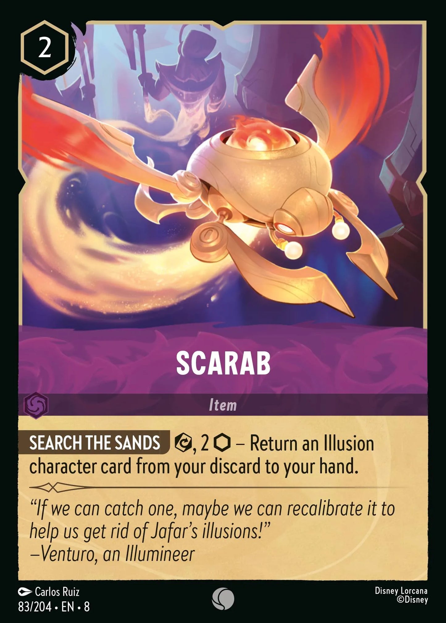 Scarab | Reign of Jafar #83 (Near Mint Foil) | Disney Lorcana Single Australia (Near Mint)