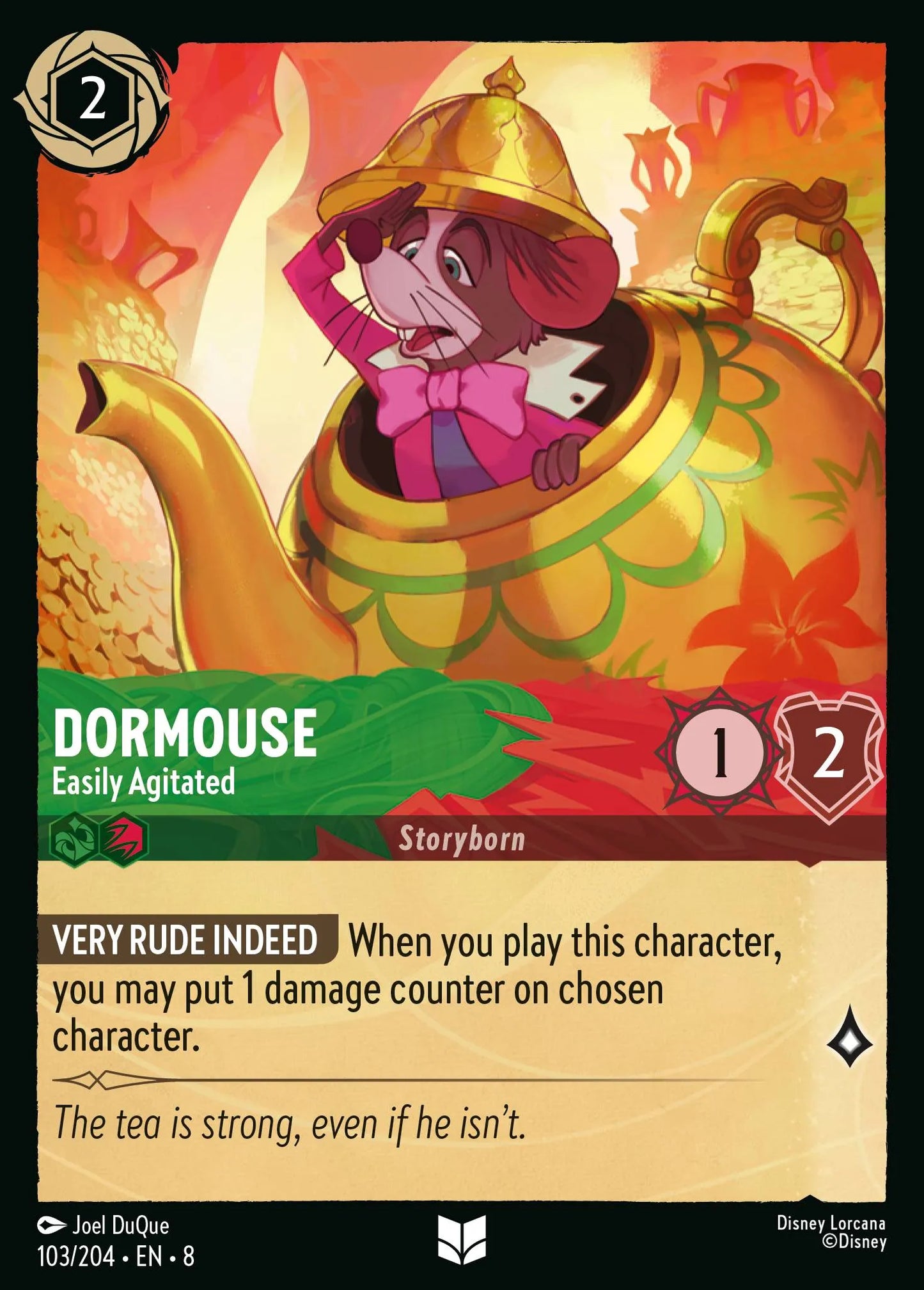 Dormouse - Easily Agitated | Reign of Jafar #103 (Near Mint) | Disney Lorcana Single Australia (Near Mint)