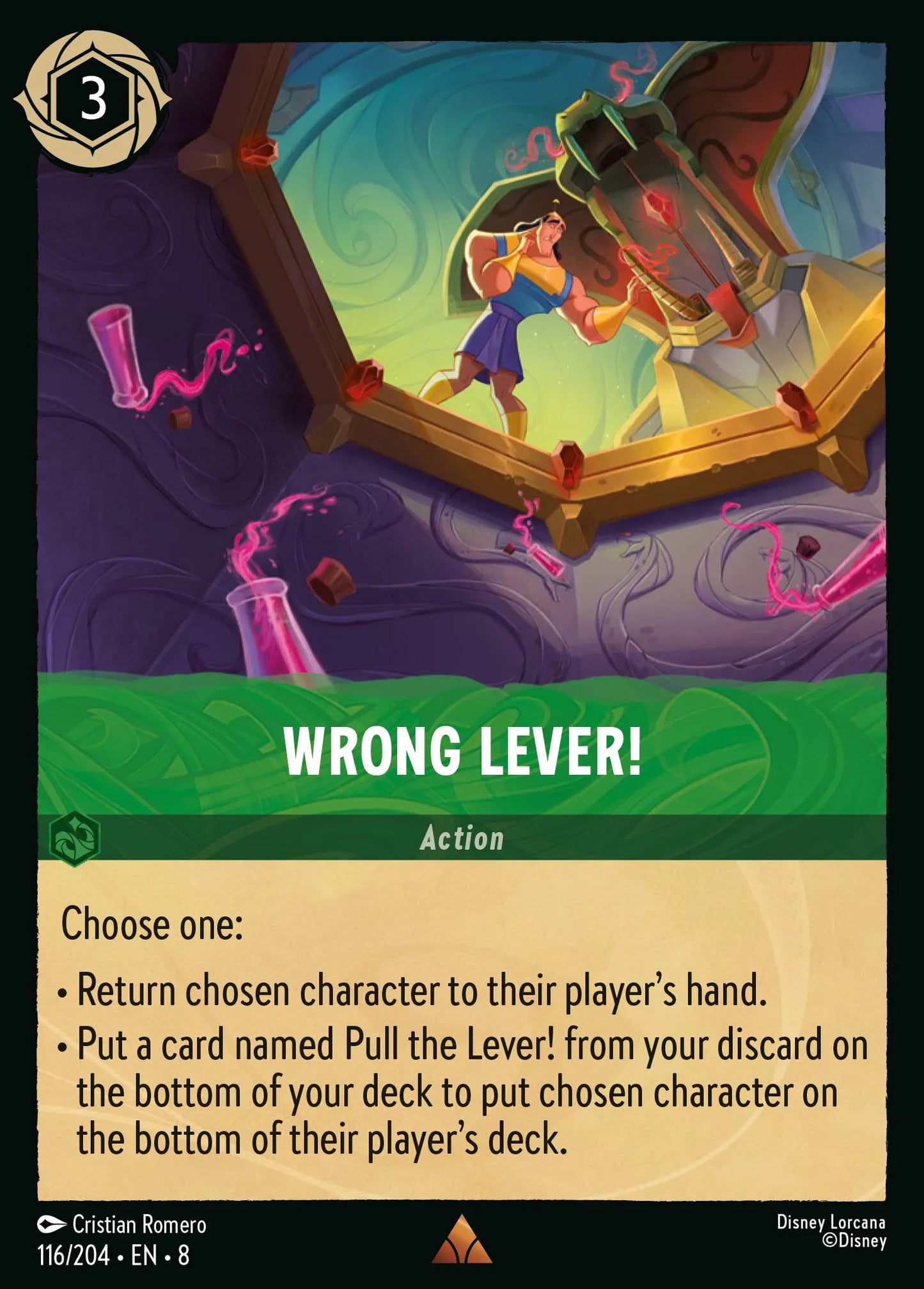 Wrong Lever! | Reign of Jafar #116 (Near Mint) | Disney Lorcana Single Australia (Near Mint)