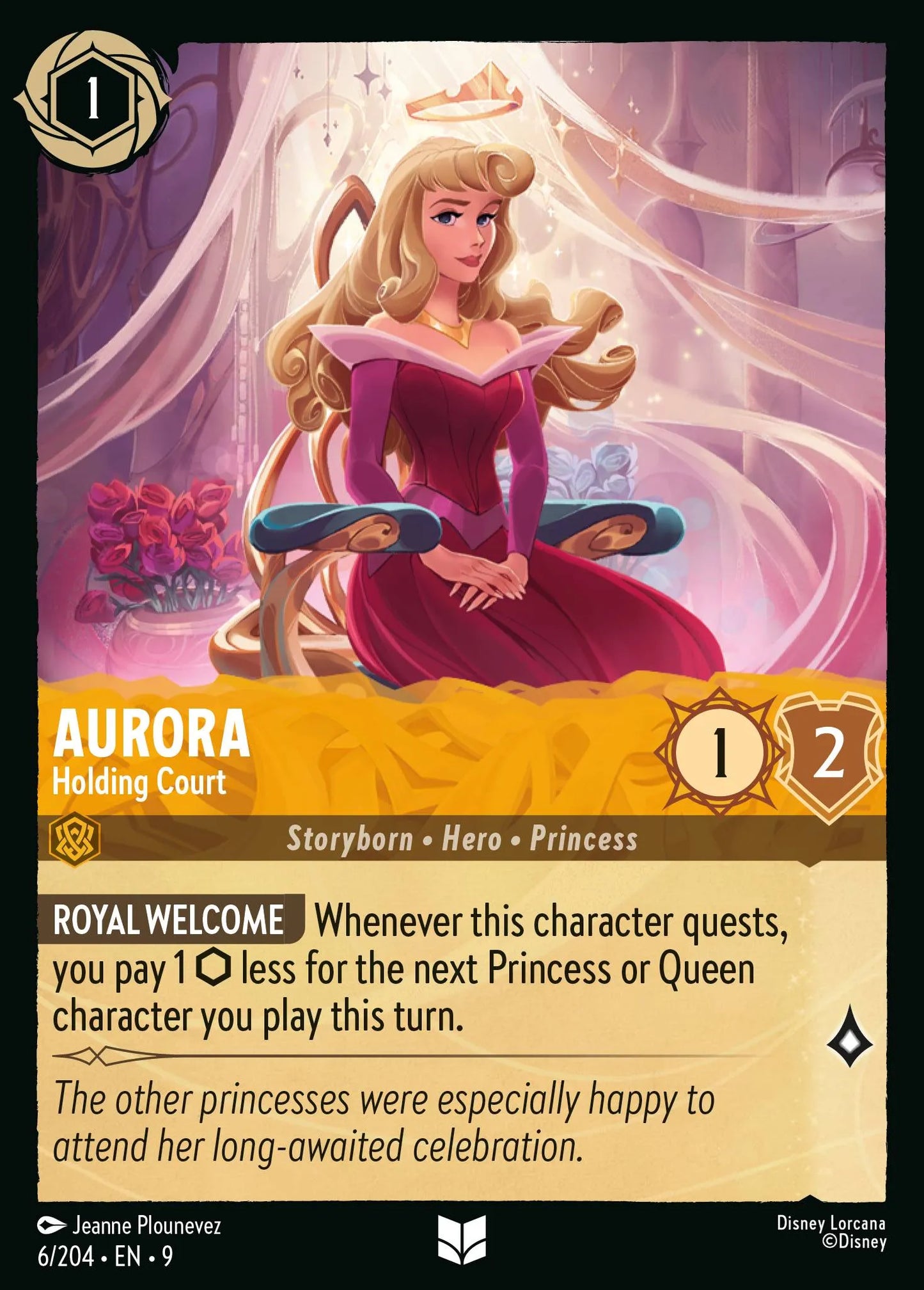 Aurora - Holding Court | Fabled #6 (Near Mint Foil) | Disney Lorcana Single Australia (Near Mint)