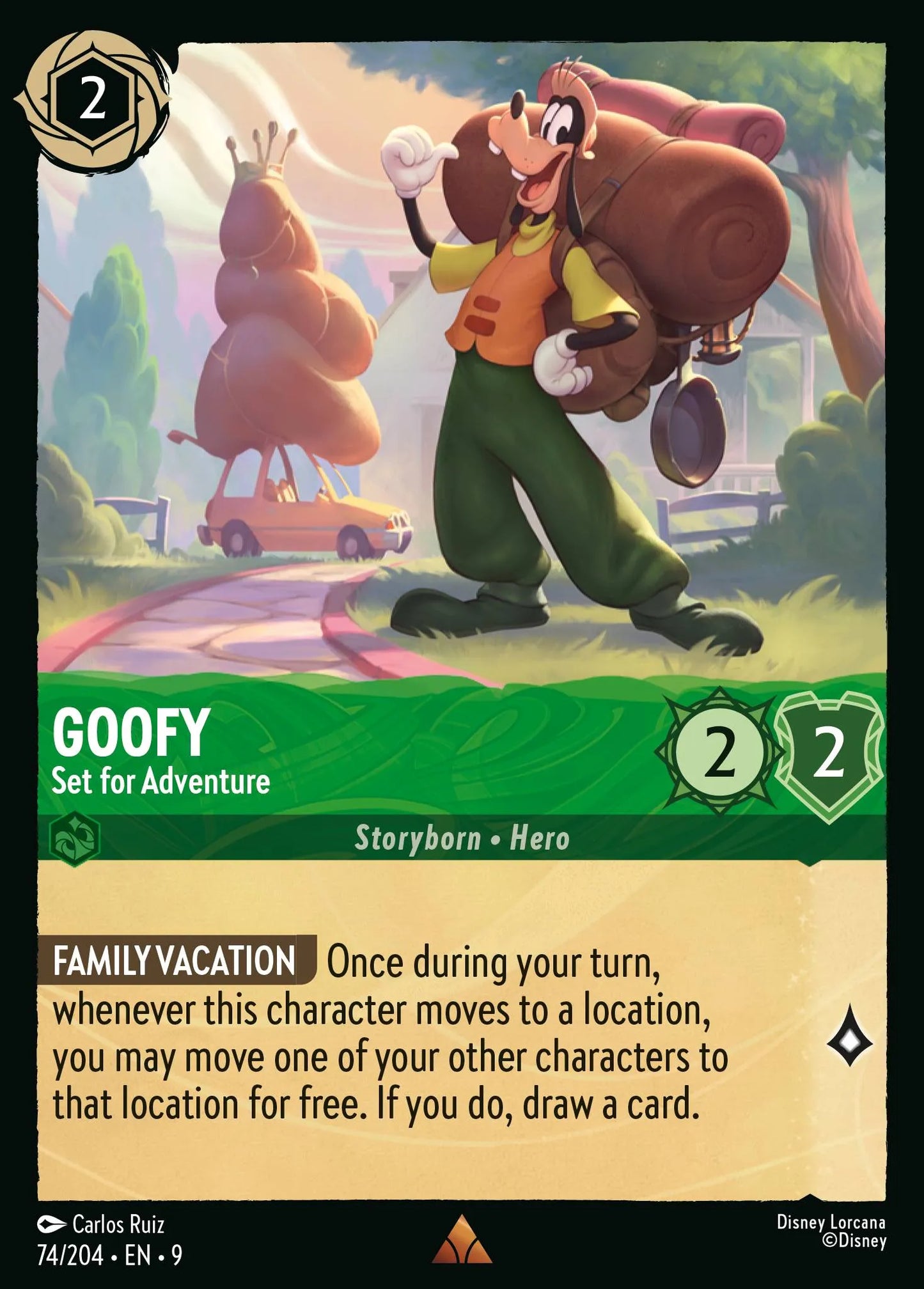 Goofy - Set for Adventure | Fabled #74 (Near Mint Foil) | Disney Lorcana Single Australia (Near Mint)