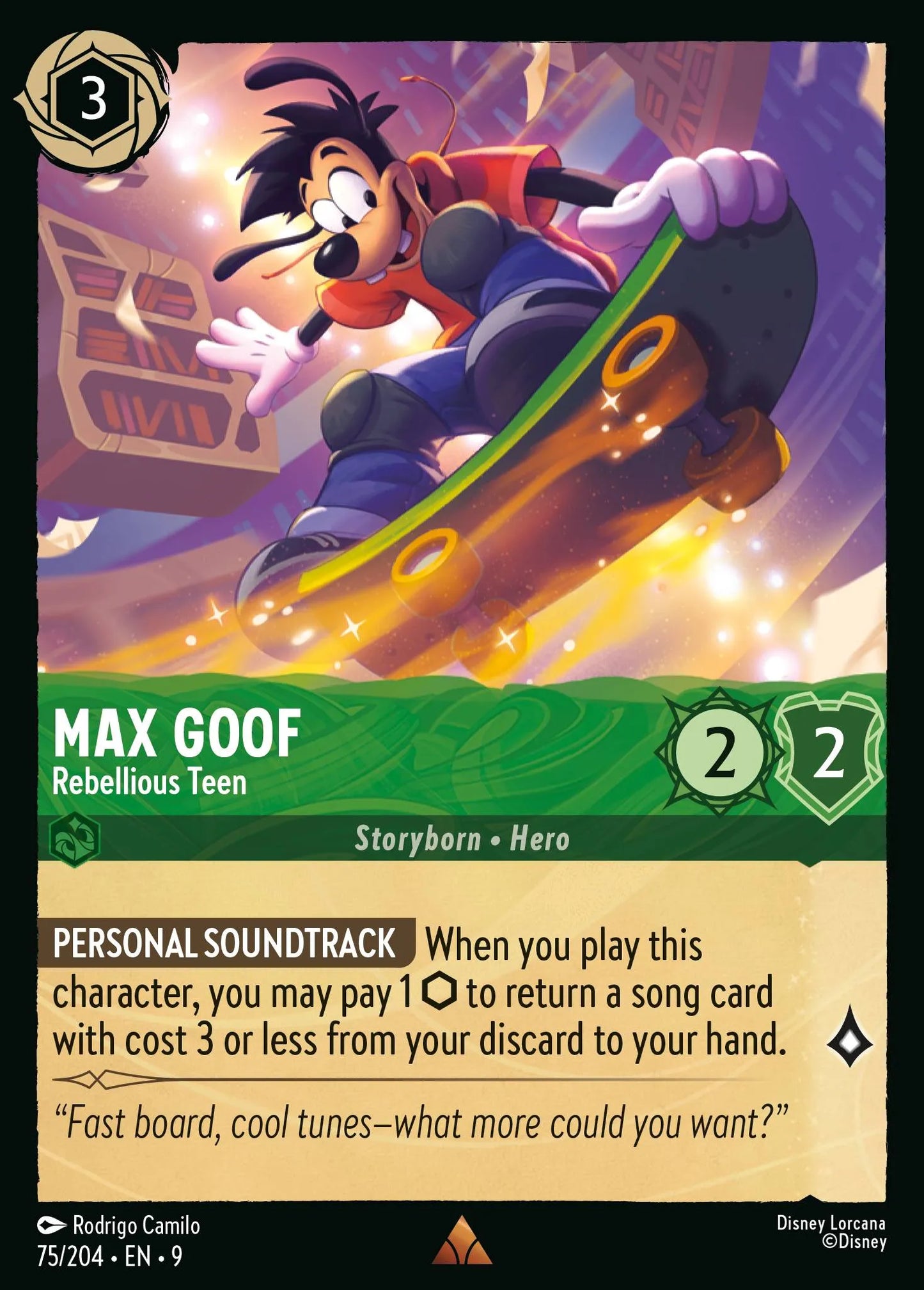 Max Goof - Rebellious Teen | Fabled #75 (Near Mint) | Disney Lorcana Single Australia (Near Mint)
