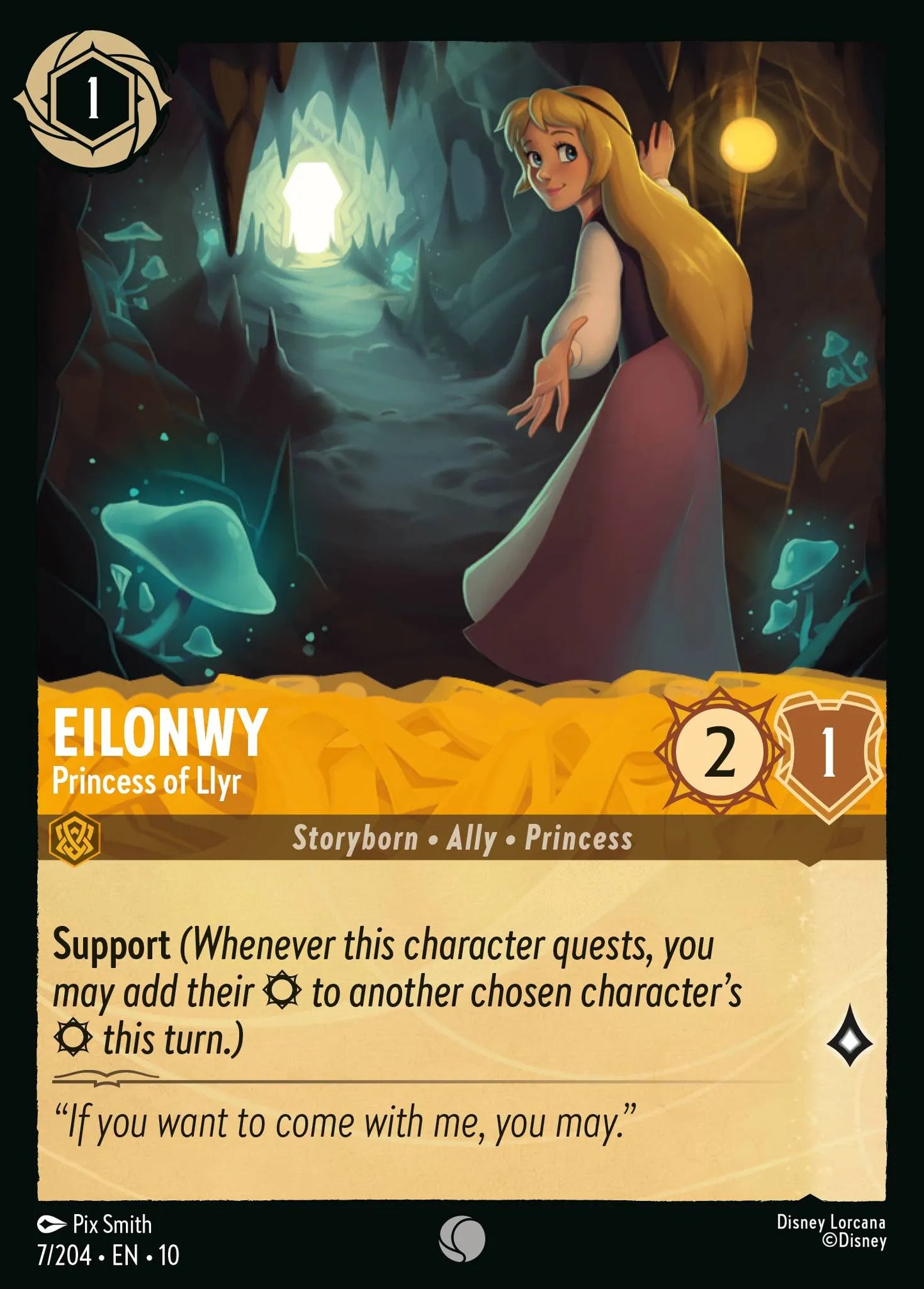 Eilonwy - Princess of Llyr | Whispers in the Well #7 (Near Mint) | Disney Lorcana Single Australia (Near Mint)