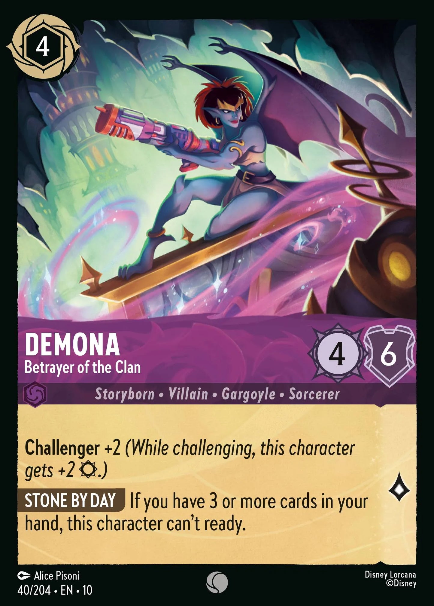 Demona - Betrayer of the Clan | Whispers in the Well #40 (Near Mint Foil) | Disney Lorcana Single Australia (Near Mint)