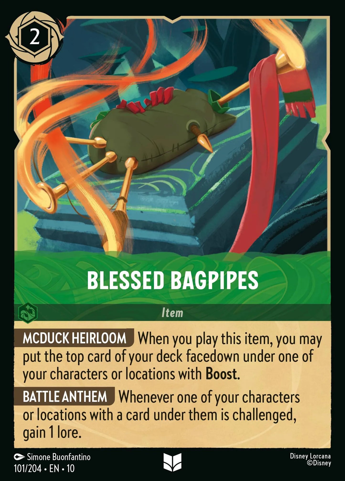 Blessed Bagpipes | Whispers in the Well #101 (Near Mint) | Disney Lorcana Single Australia (Near Mint)