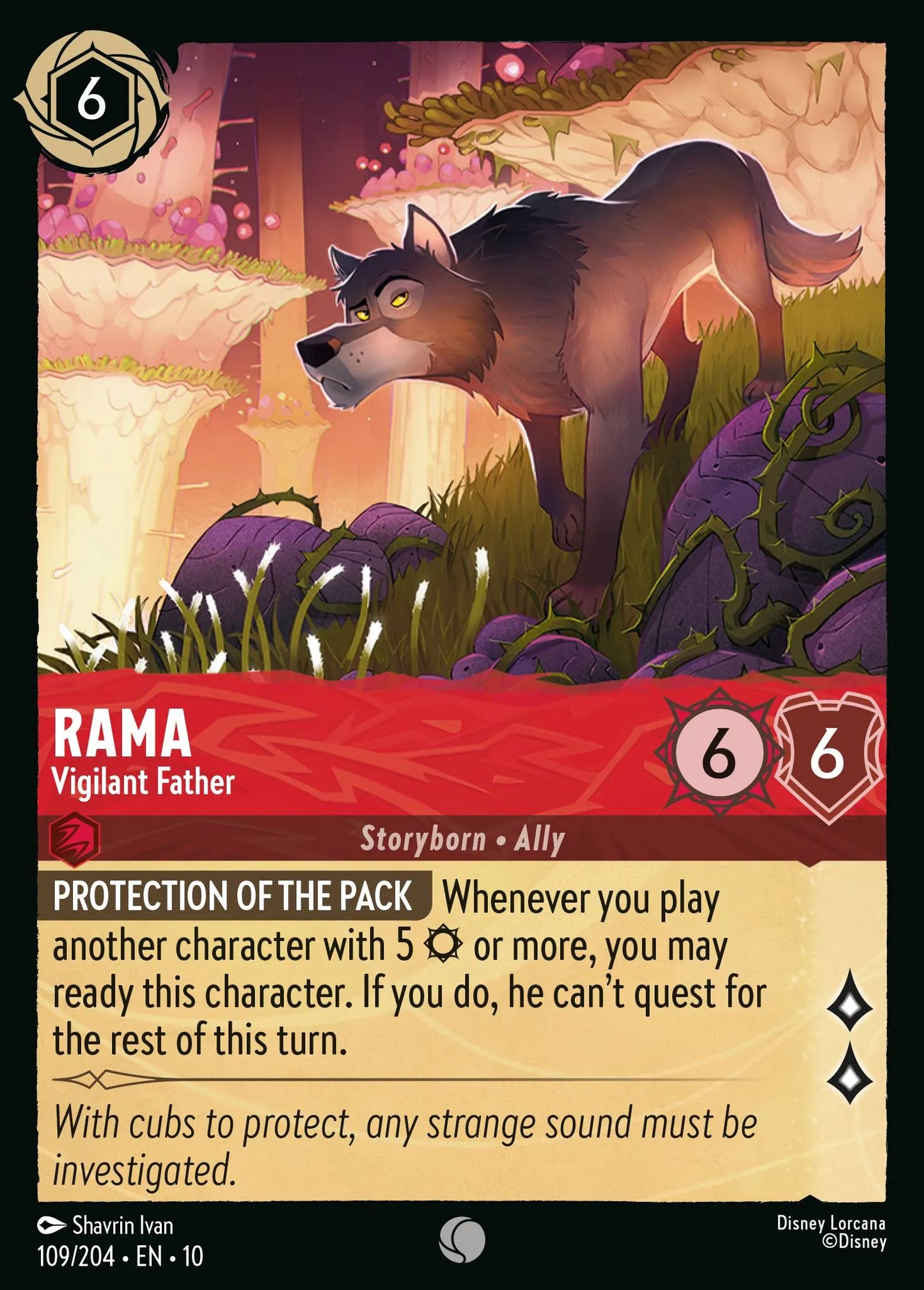 Rama - Vigilant Father | Whispers in the Well #109 (Near Mint) | Disney Lorcana Single Australia (Near Mint)