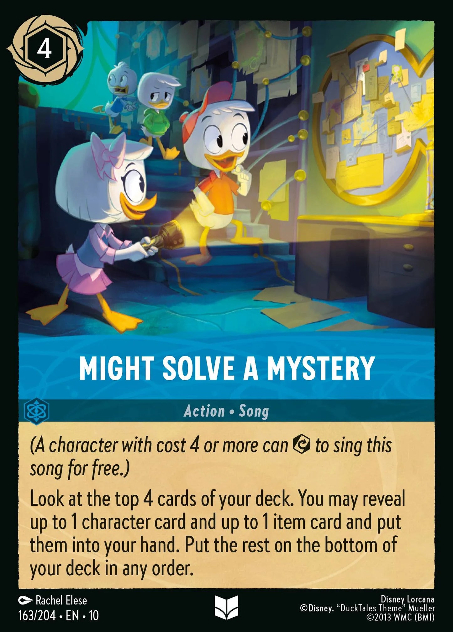 Might Solve a Mystery | Whispers in the Well #163 (Near Mint) | Disney Lorcana Single Australia (Near Mint)