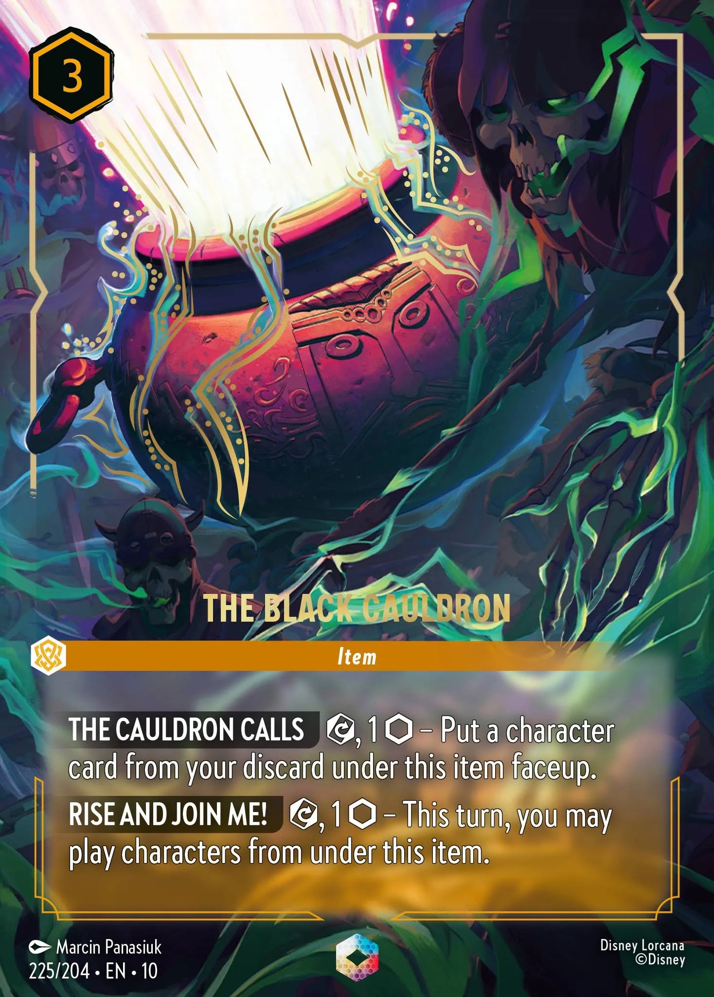 The Black Cauldron | Whispers in the Well #225 (Near Mint) | Disney Lorcana Single Australia (Near Mint)