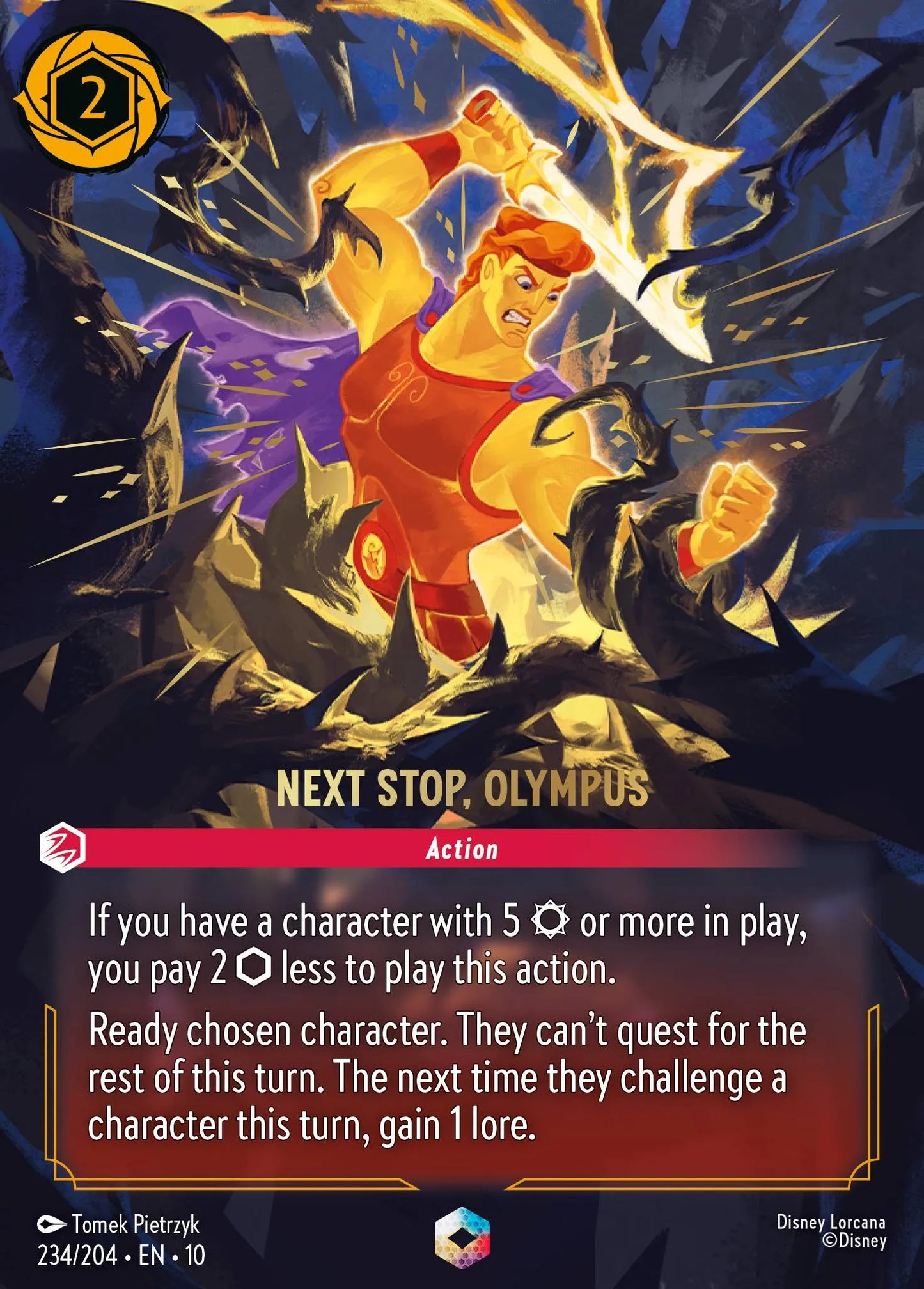 Next Stop, Olympus | Whispers in the Well #234 (Near Mint) | Disney Lorcana Single Australia (Near Mint)
