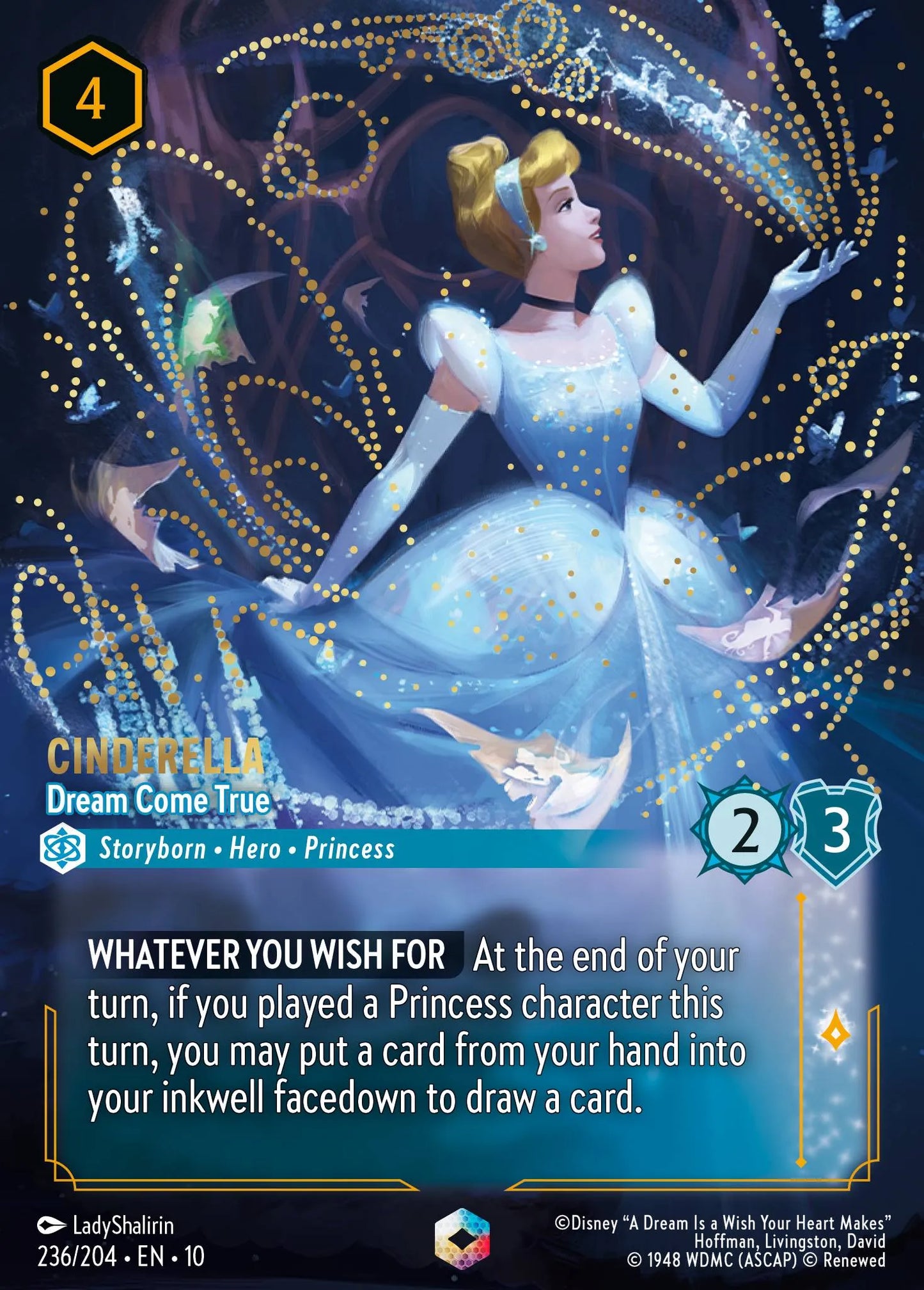 Cinderella - Dream Come True | Whispers in the Well #236 (Near Mint) | Disney Lorcana Single Australia (Near Mint)