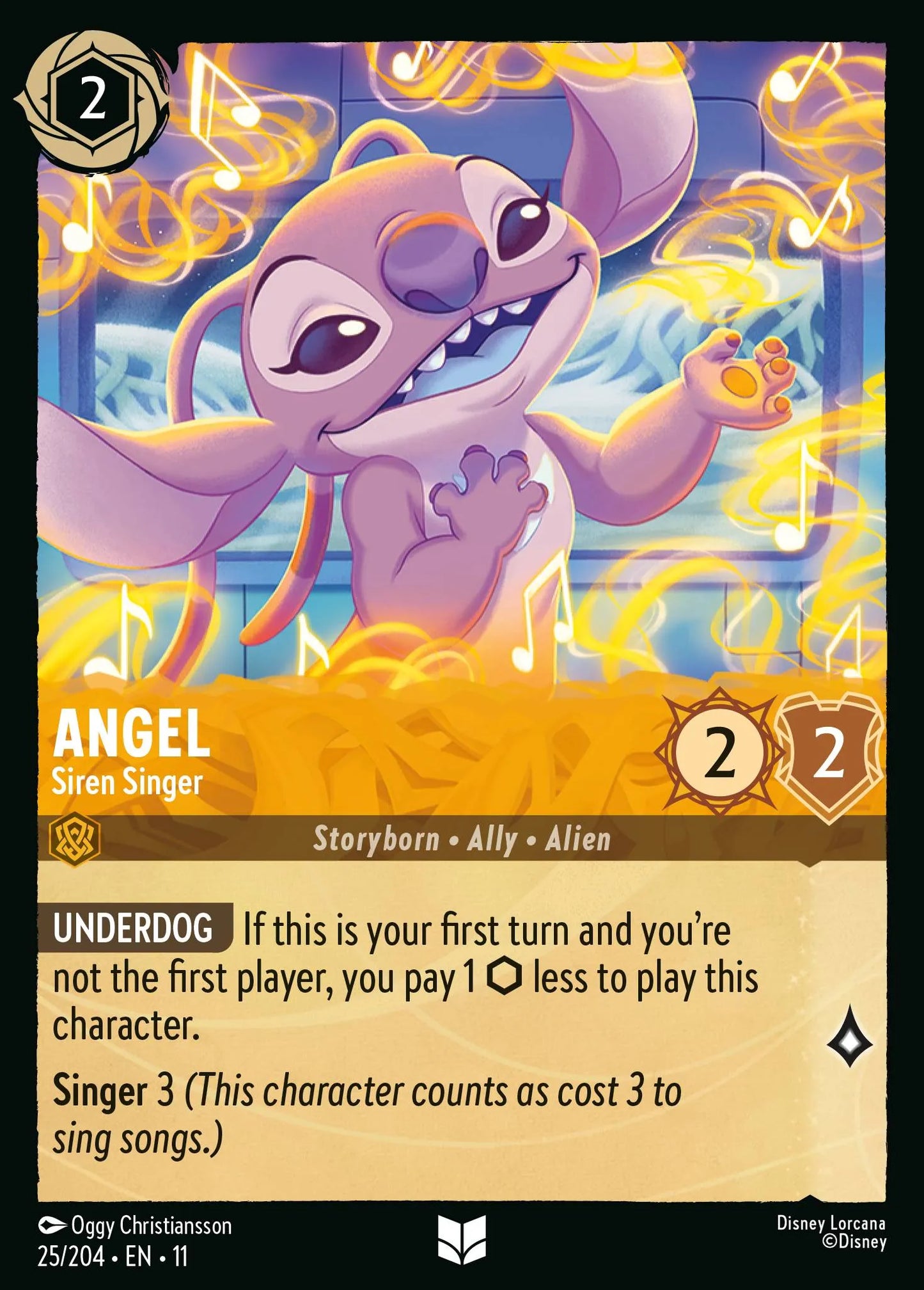 Angel - Siren Singer | Winterspell #25 (Near Mint Foil) | Disney Lorcana Single Australia (Near Mint)