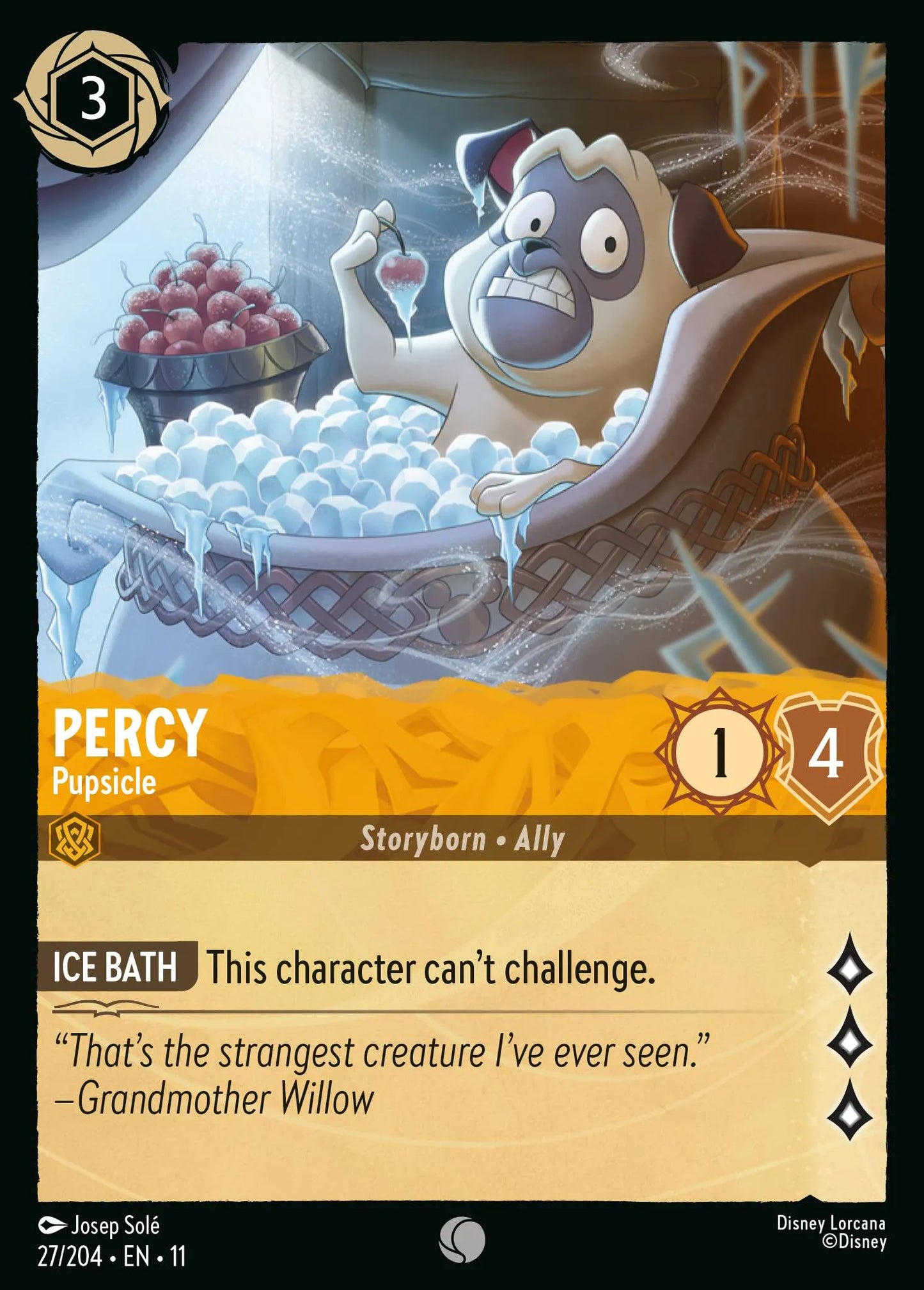 Percy - Pupsicle | Winterspell #27 (Near Mint Foil) | Disney Lorcana Single Australia (Near Mint)