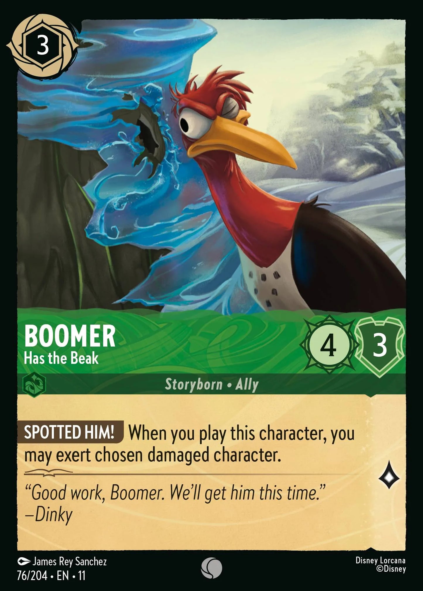 Boomer - Has the Beak | Winterspell #76 (Near Mint) | Disney Lorcana Single Australia (Near Mint)