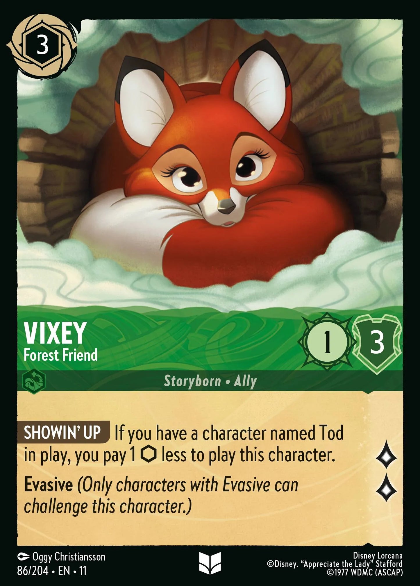 Vixey - Forest Friend | Winterspell #86 (Near Mint Foil) | Disney Lorcana Single Australia (Near Mint)