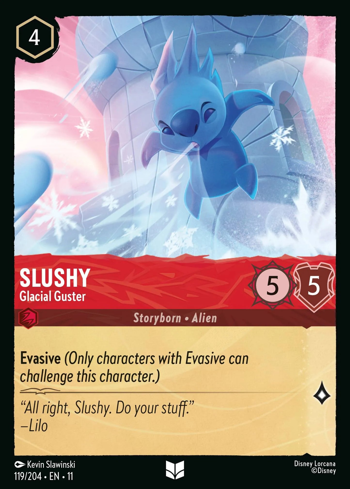Slushy - Glacial Guster | Winterspell #119 (Near Mint) | Disney Lorcana Single Australia (Near Mint)