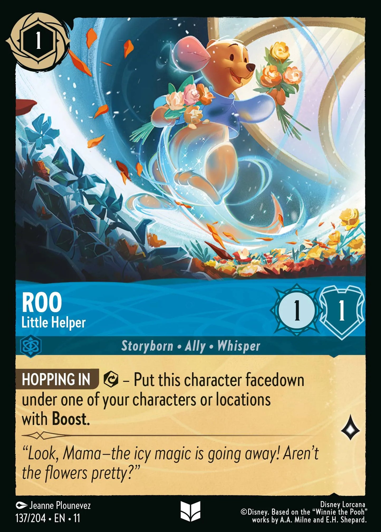 Roo - Little Helper | Winterspell #137 (Near Mint) | Disney Lorcana Single Australia (Near Mint)