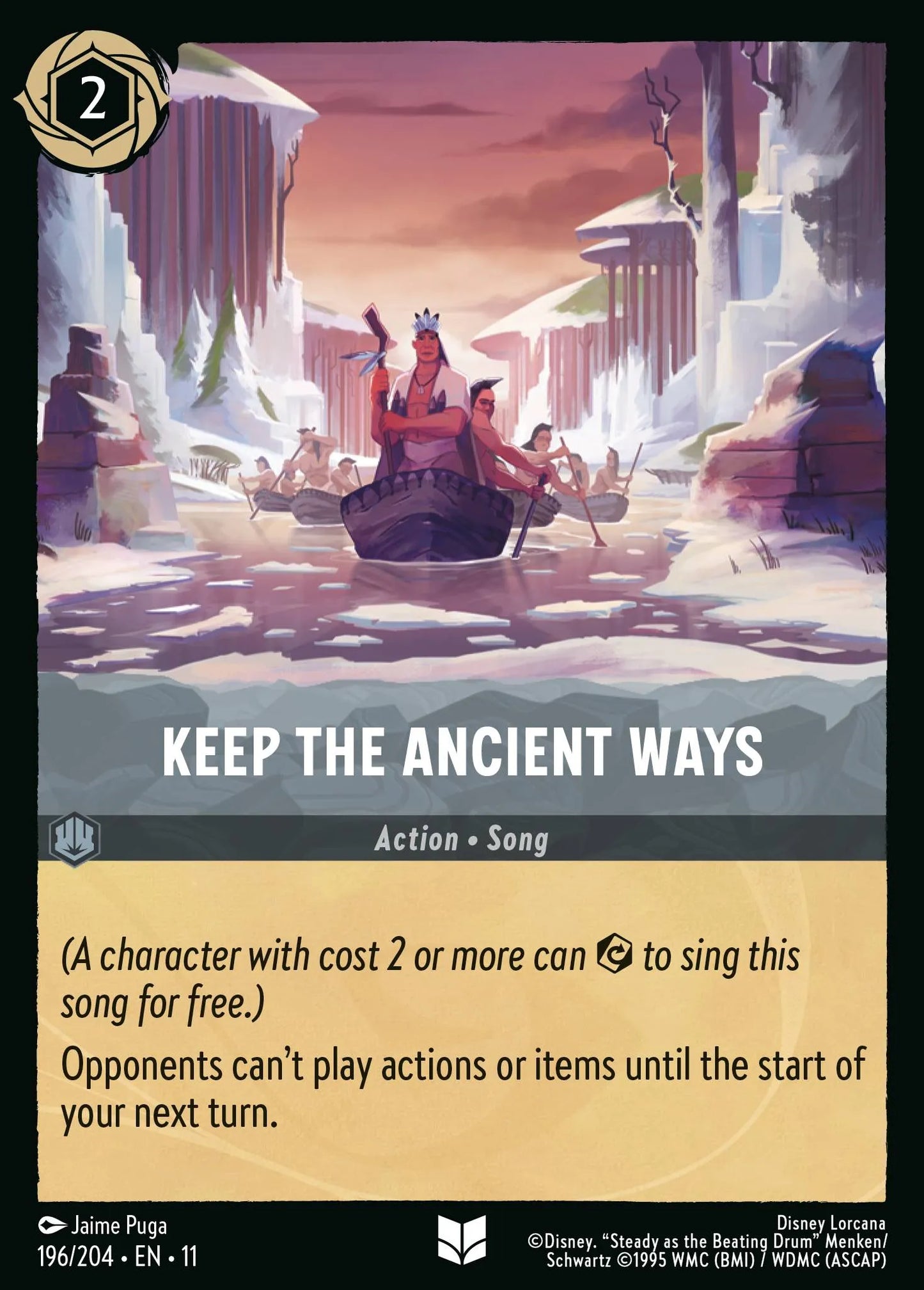 Keep the Ancient Ways | Winterspell #196 (Near Mint) | Disney Lorcana Single Australia (Near Mint)