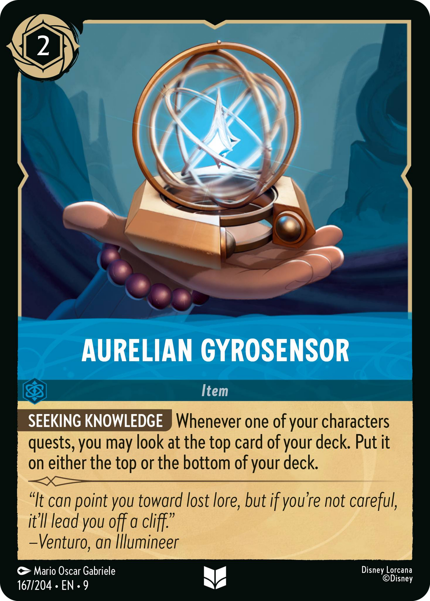Aurelian Gyrosensor | Fabled #167 (Near Mint) | Disney Lorcana Single Australia (Near Mint)