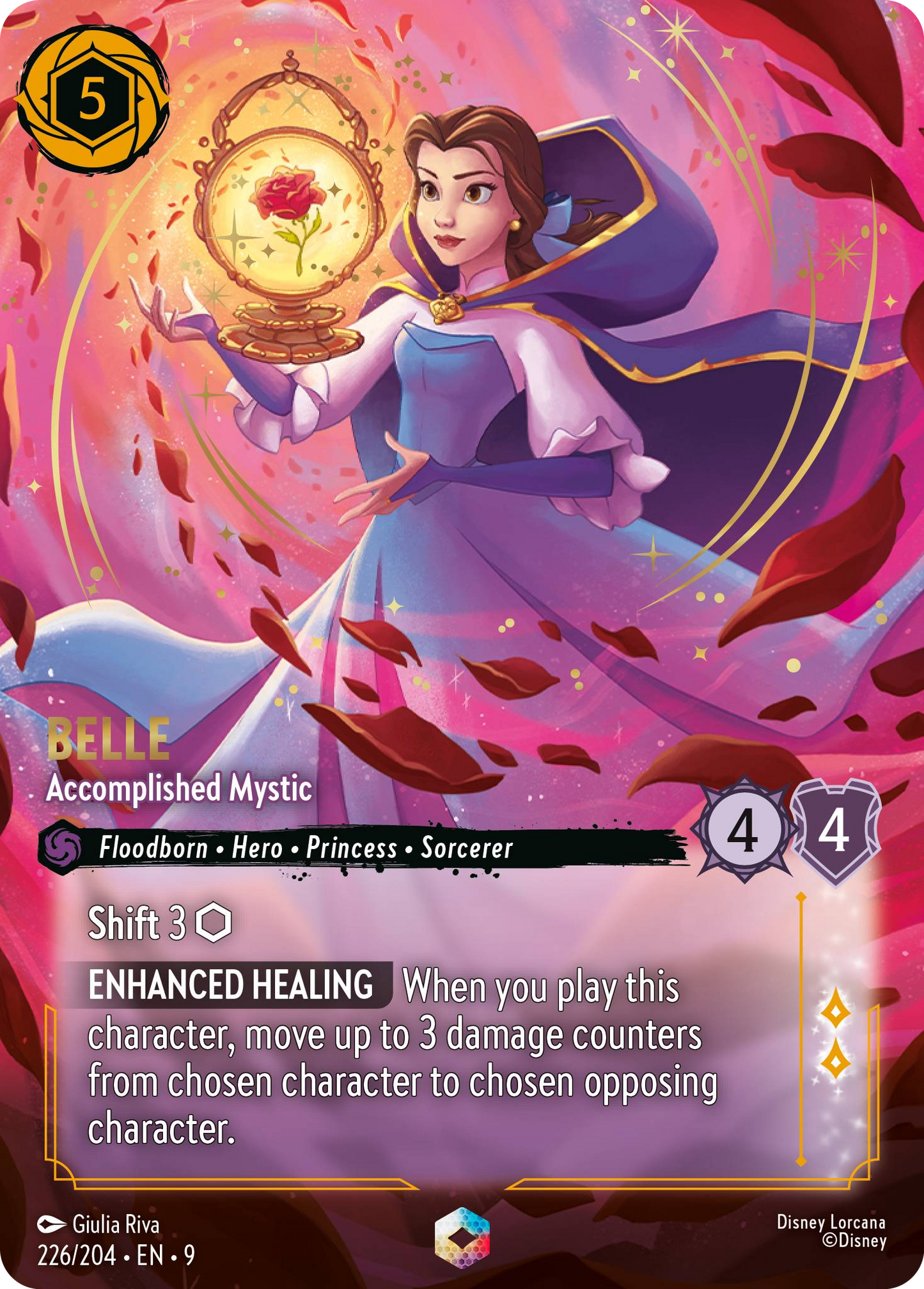 Belle - Accomplished Mystic | Fabled #226 (Near Mint) | Disney Lorcana Single Australia (Near Mint)
