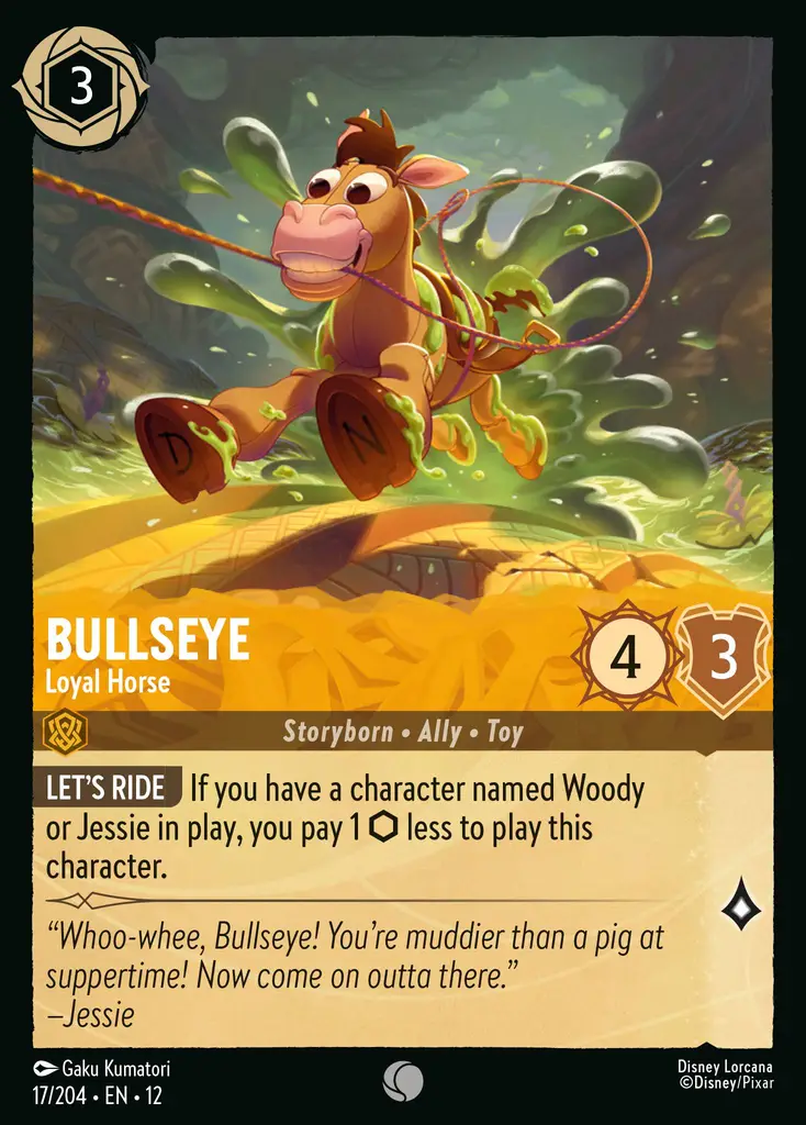 Bullseye - Loyal Horse | Wilds Unknown #17 (Near Mint Foil) | Disney Lorcana Single Australia (Near Mint)