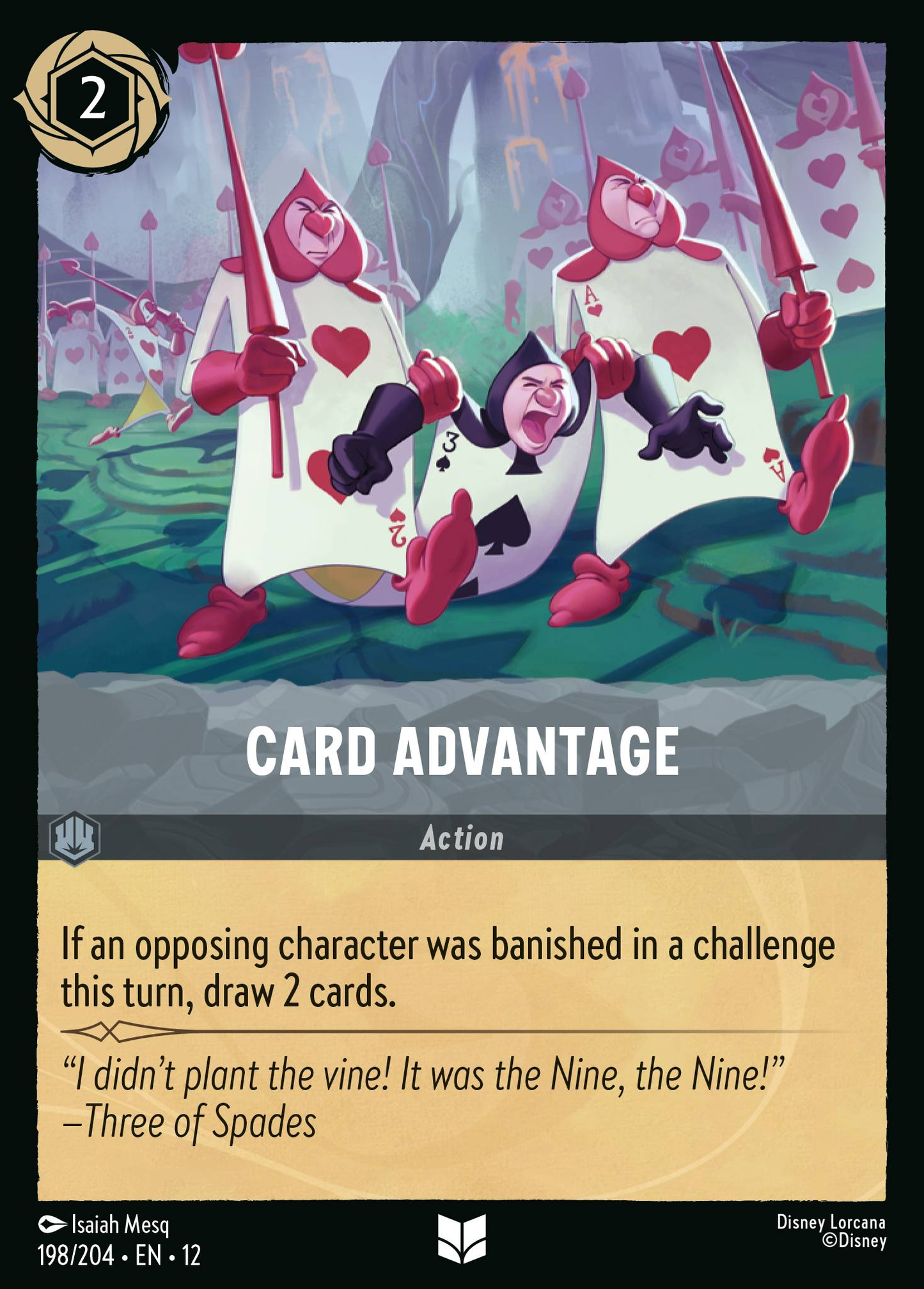 Card Advantage | Wilds Unknown #198 (Near Mint Foil) | Disney Lorcana Single Australia (Near Mint)