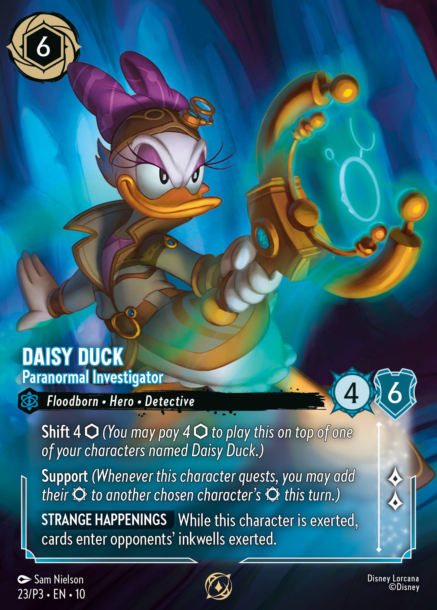 Daisy Duck – Paranormal Investigator – Whispers in the Well Set Championship Participant Promo #23/P3