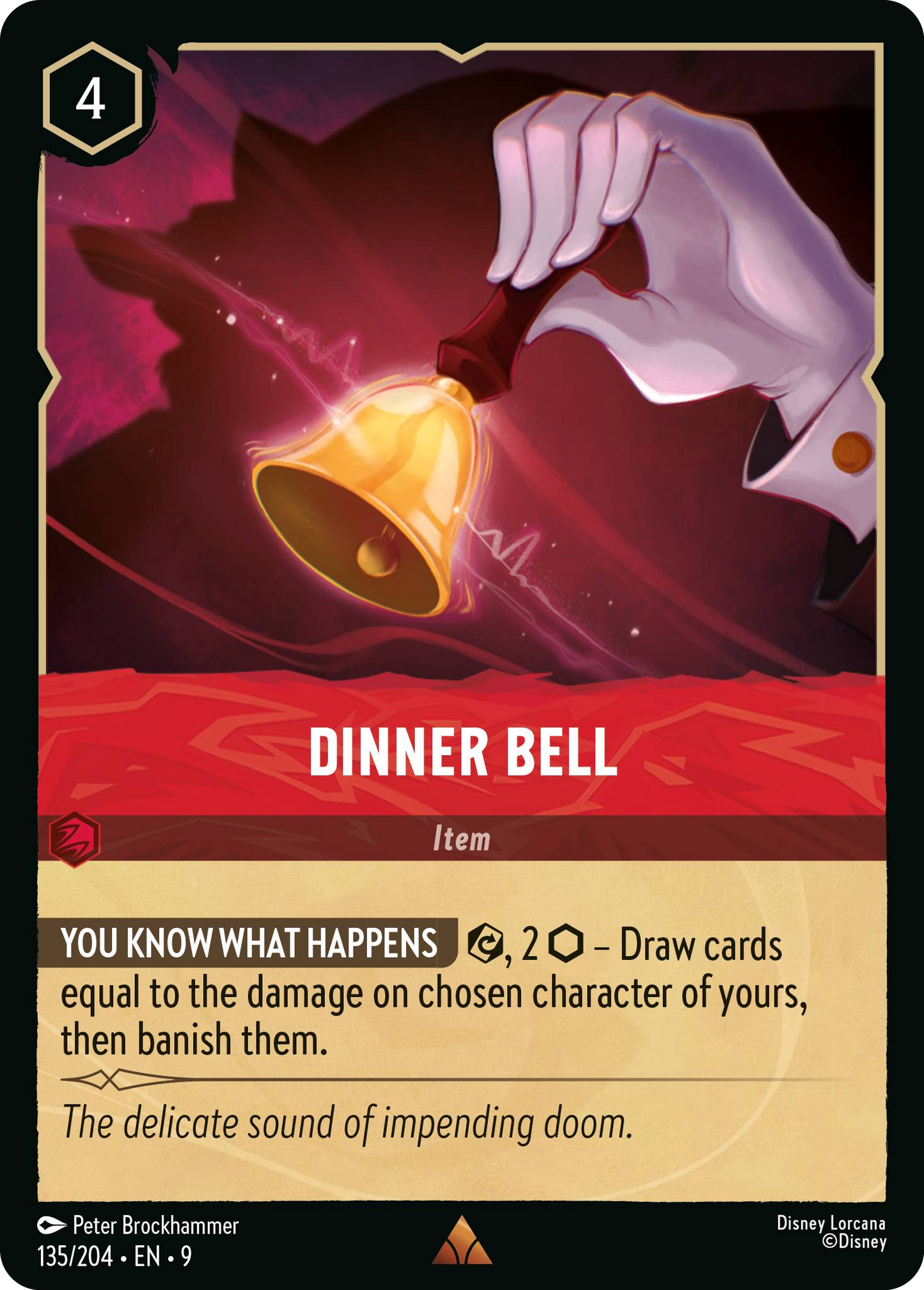 Dinner Bell | Fabled #135 (Near Mint Foil) | Disney Lorcana Single Australia (Near Mint)