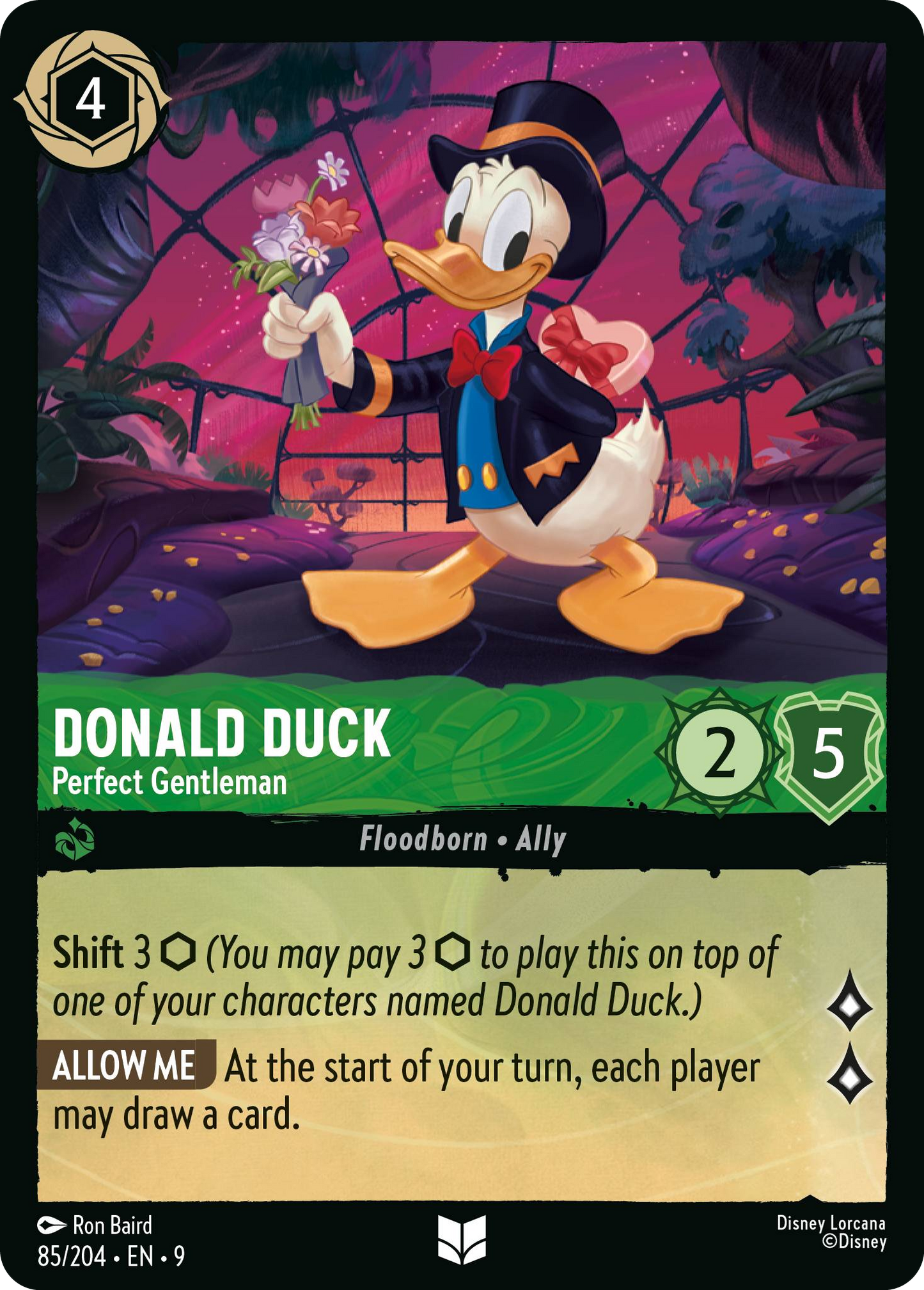 Donald Duck - Perfect Gentleman | Fabled #85 (Near Mint Foil) | Disney Lorcana Single Australia (Near Mint)