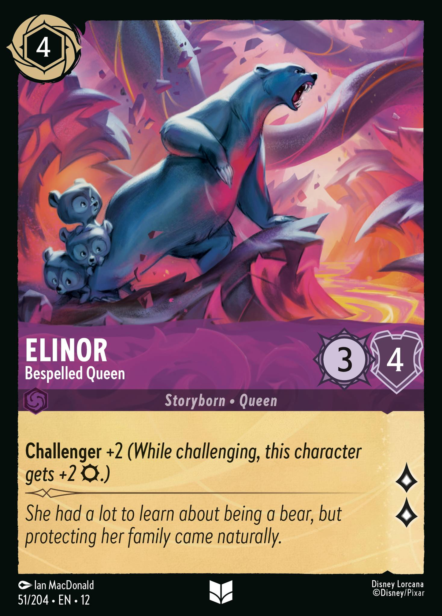Elinor - Bespelled Queen | Wilds Unknown #51 (Near Mint) | Disney Lorcana Single Australia (Near Mint)