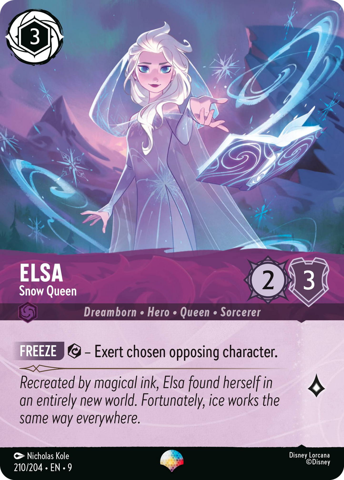 Elsa - Snow Queen | Fabled #210 (Near Mint) | Disney Lorcana Single Australia (Near Mint)