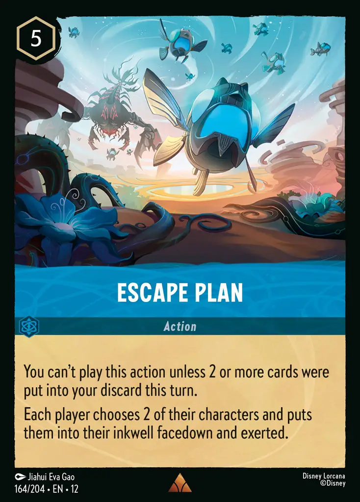 Escape Plan | Wilds Unknown #164 (Near Mint Foil) | Disney Lorcana Single Australia (Near Mint)