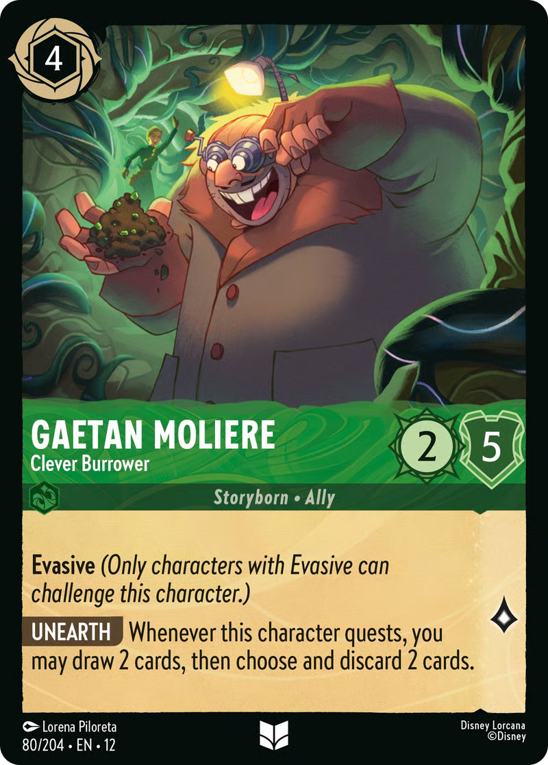 Gaetan Moliere - Clever Burrower | Wilds Unknown #80 (Near Mint Foil) | Disney Lorcana Single Australia (Near Mint)