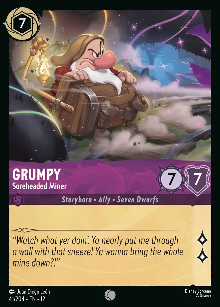 Grumpy - Soreheaded Miner | Wilds Unknown #41 (Near Mint) | Disney Lorcana Single Australia (Near Mint)
