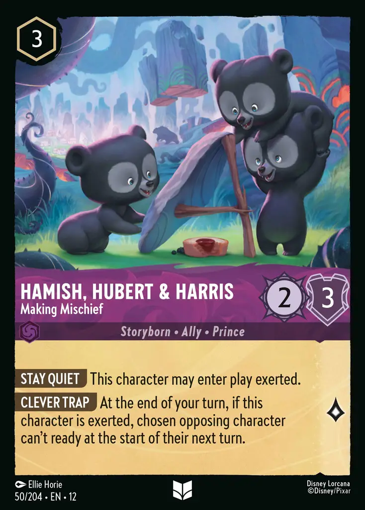 Hamish, Hubert & Harris - Making Mischief | Wilds Unknown #50 (Near Mint) | Disney Lorcana Single Australia (Near Mint)