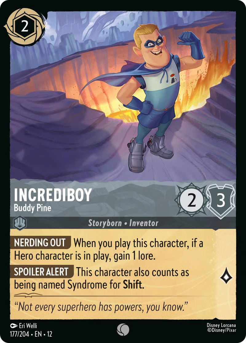 Incrediboy - Buddy Pine | Wilds Unknown #177 (Near Mint) | Disney Lorcana Single Australia (Near Mint)