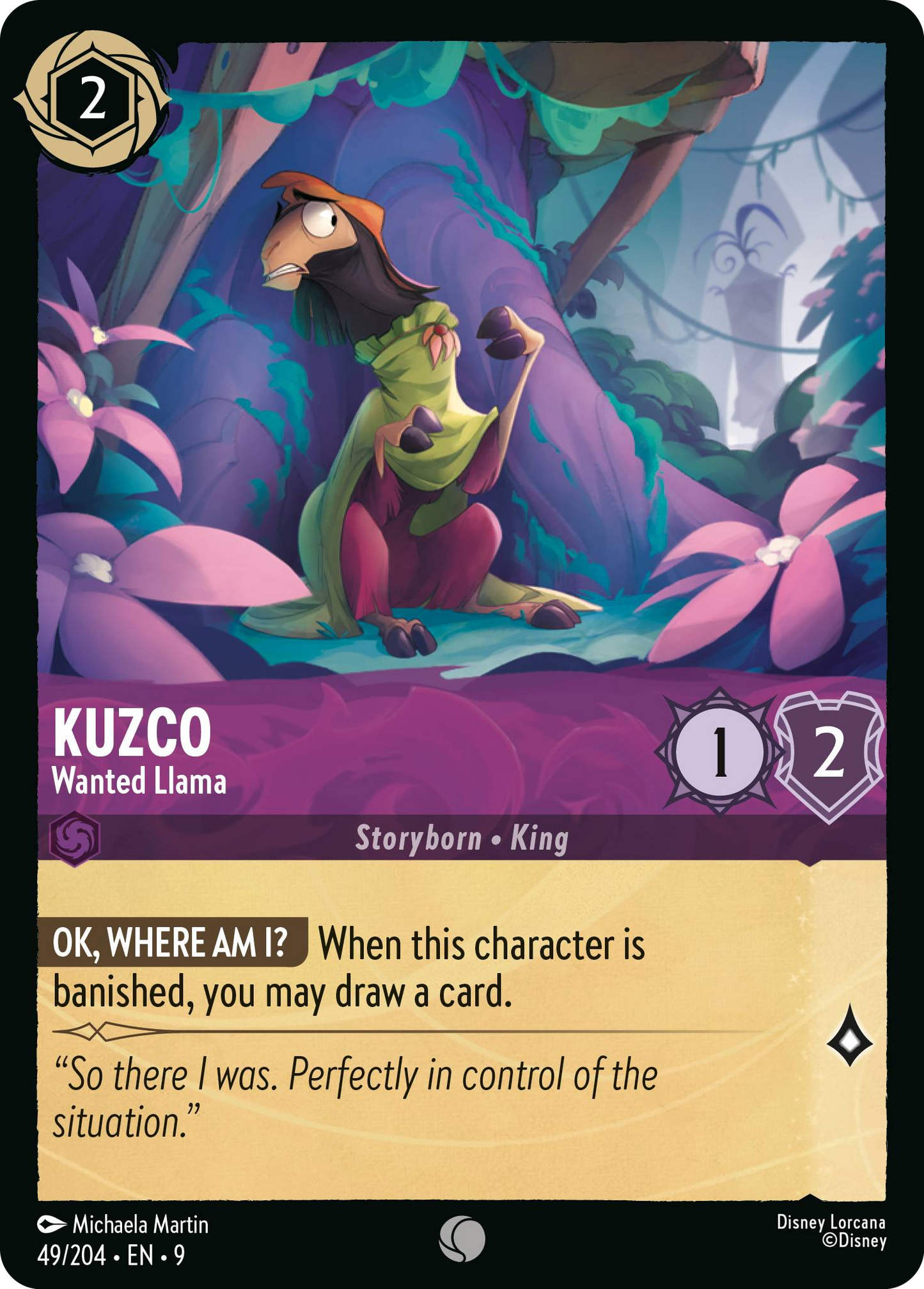 Kuzco - Wanted Llama | Fabled #49 (Near Mint) | Disney Lorcana Single Australia (Near Mint)