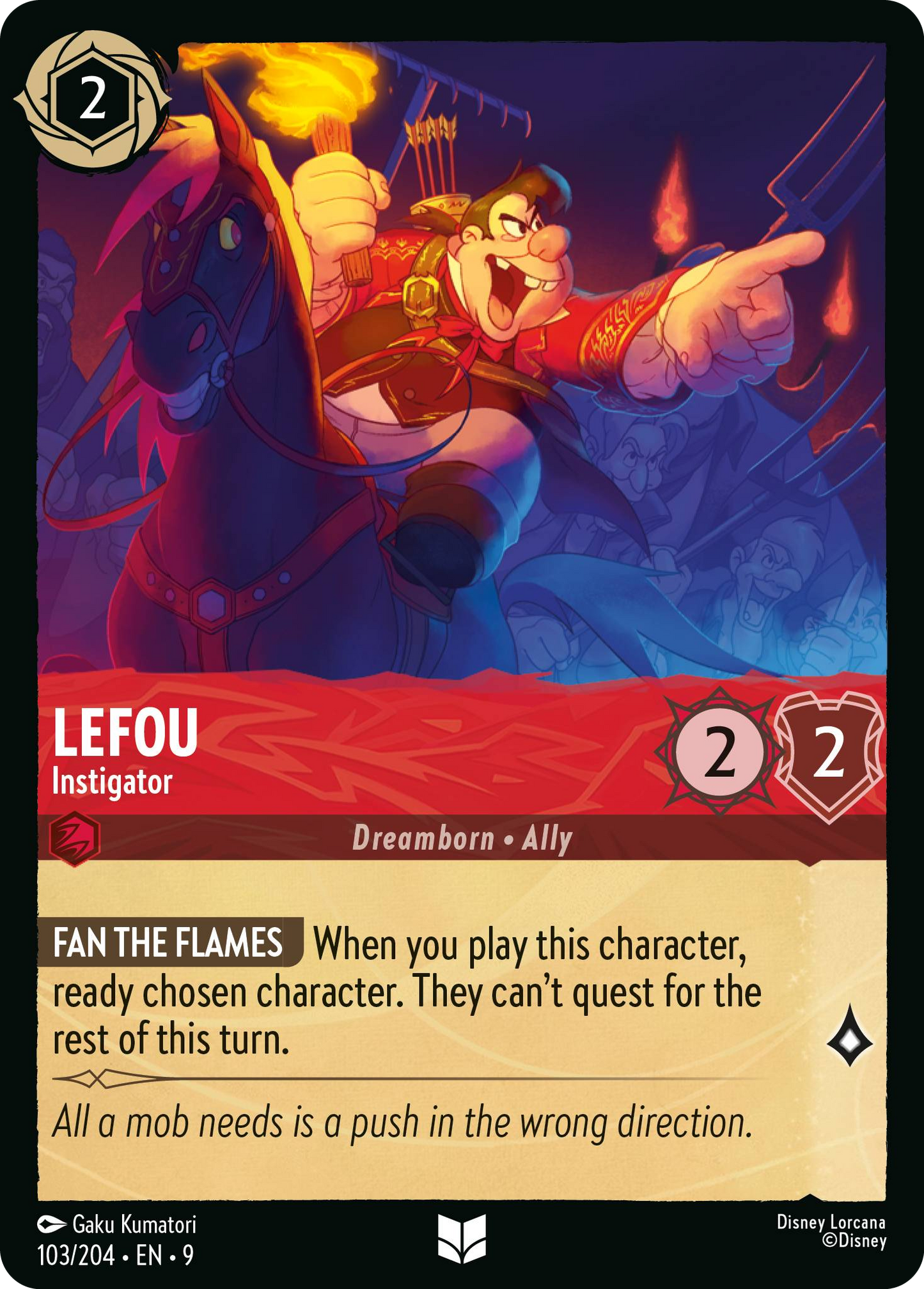 LeFou - Instigator | Fabled #103 (Near Mint Foil) | Disney Lorcana Single Australia (Near Mint)