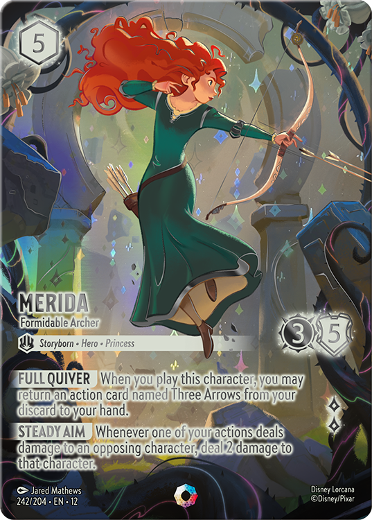 Merida - Formidable Archer | Wilds Unknown #242 (Near Mint) | Disney Lorcana Single Australia (Near Mint)